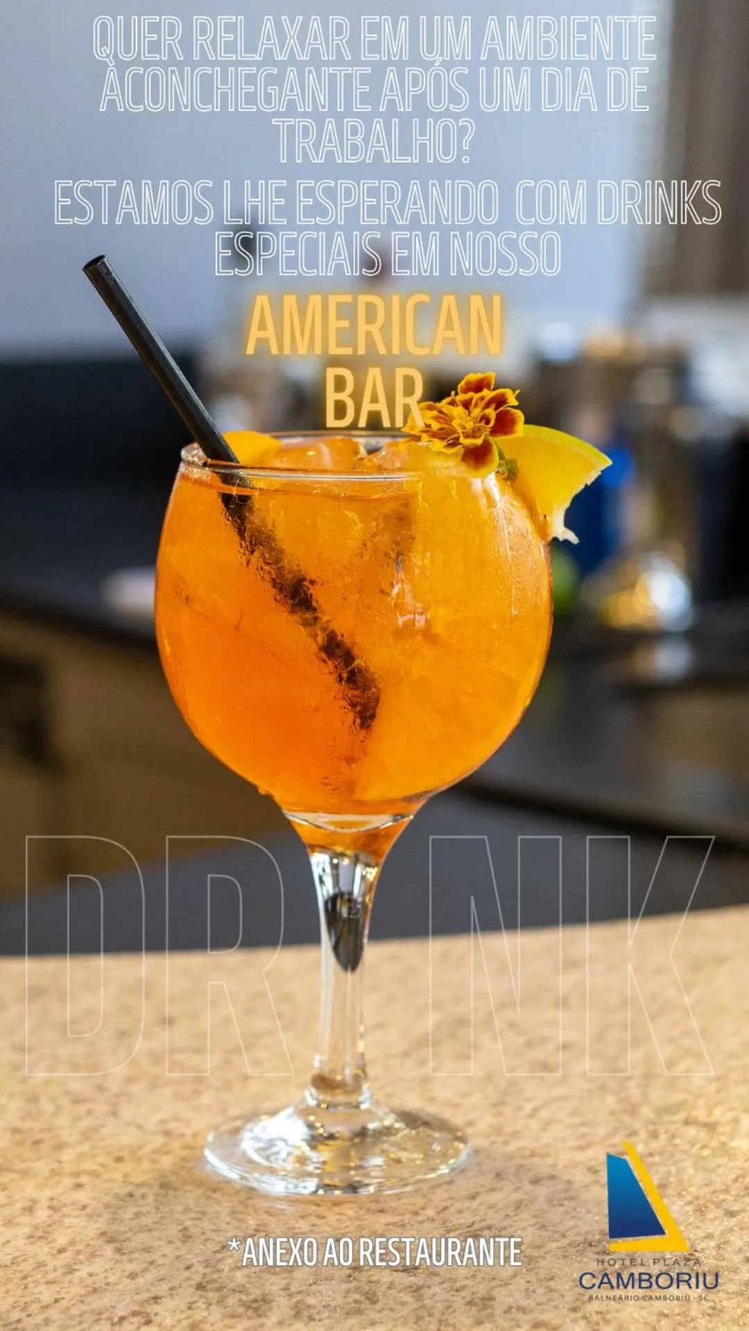 Drinks in Hotel Plaza Camboriú