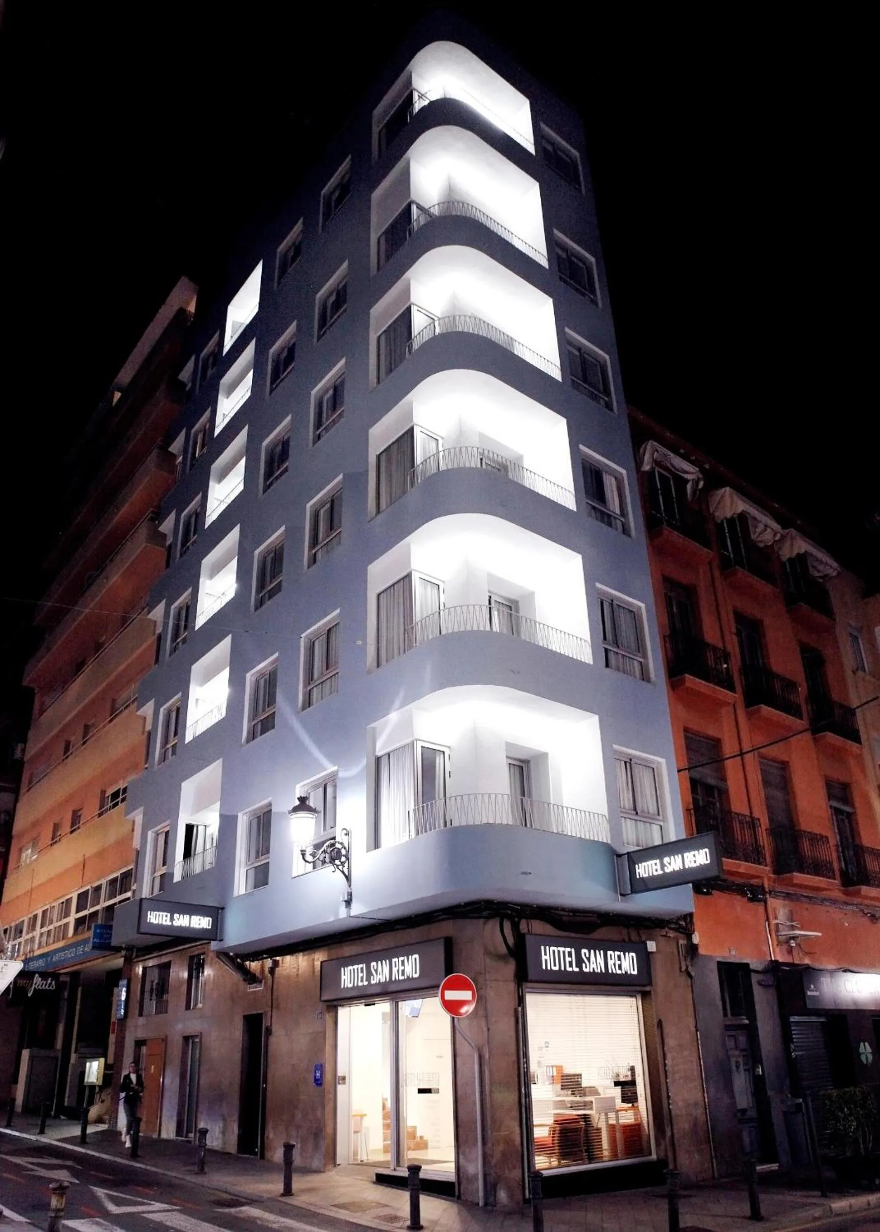 Property building in San Remo