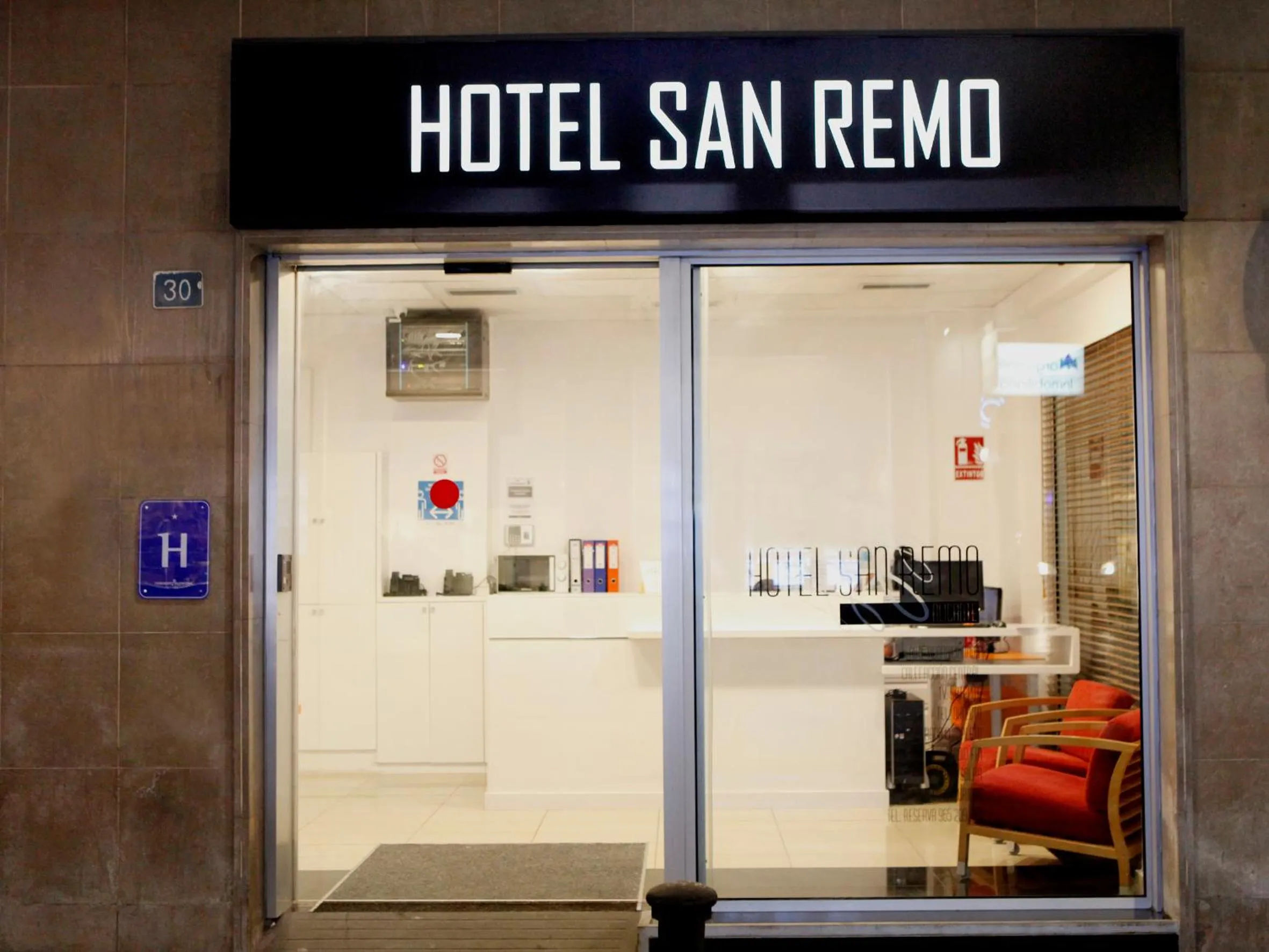 Lobby or reception in San Remo