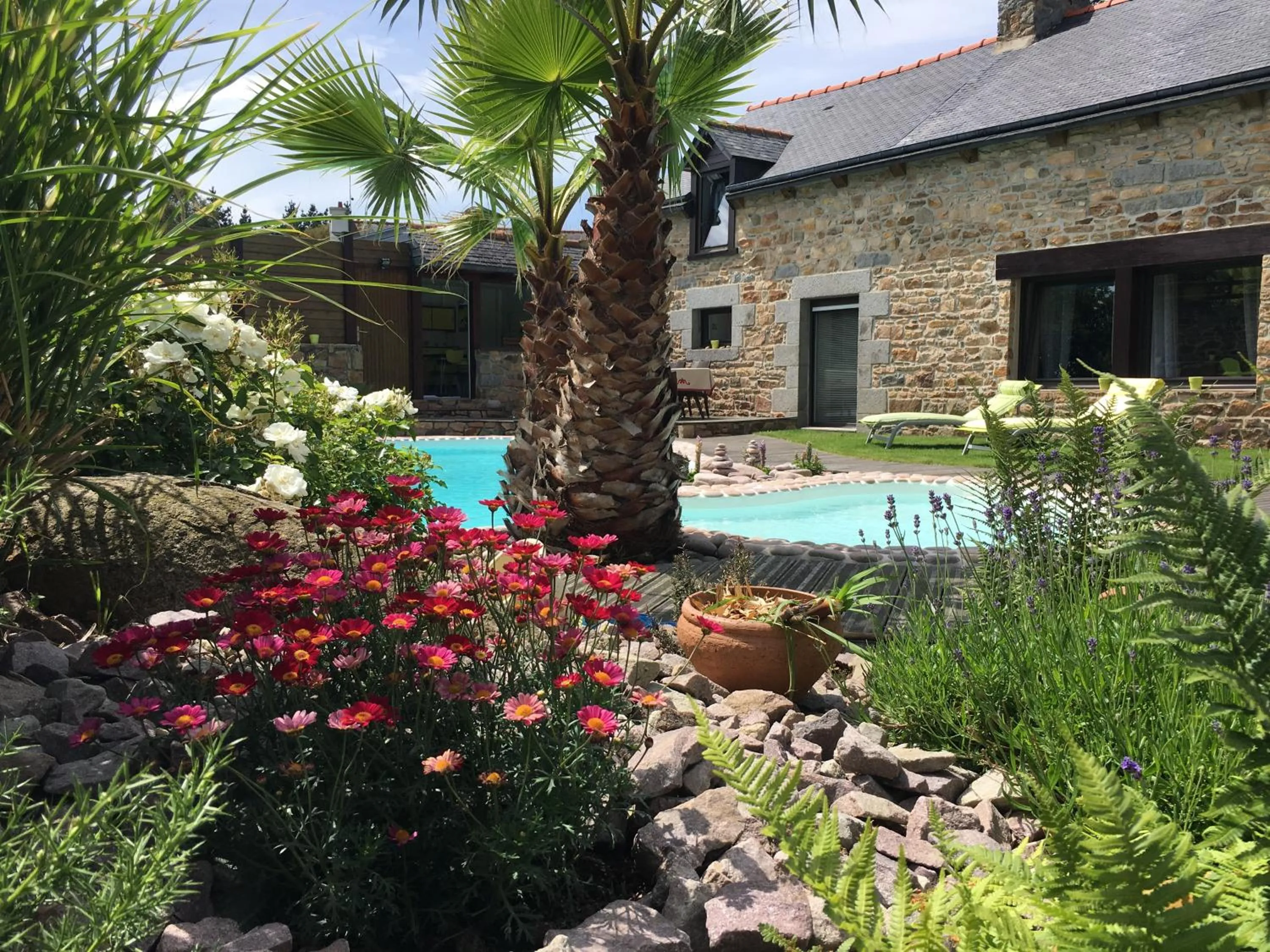 Garden in Chambres D'Hotes L'Atipic