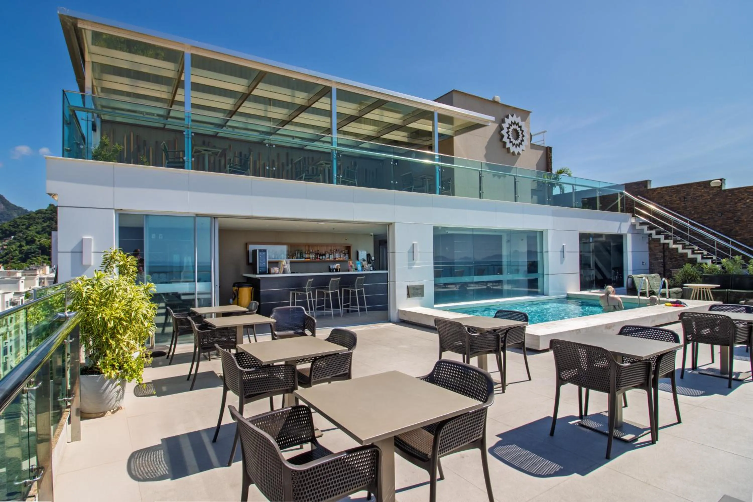 Balcony/Terrace in Arena Copacabana Hotel