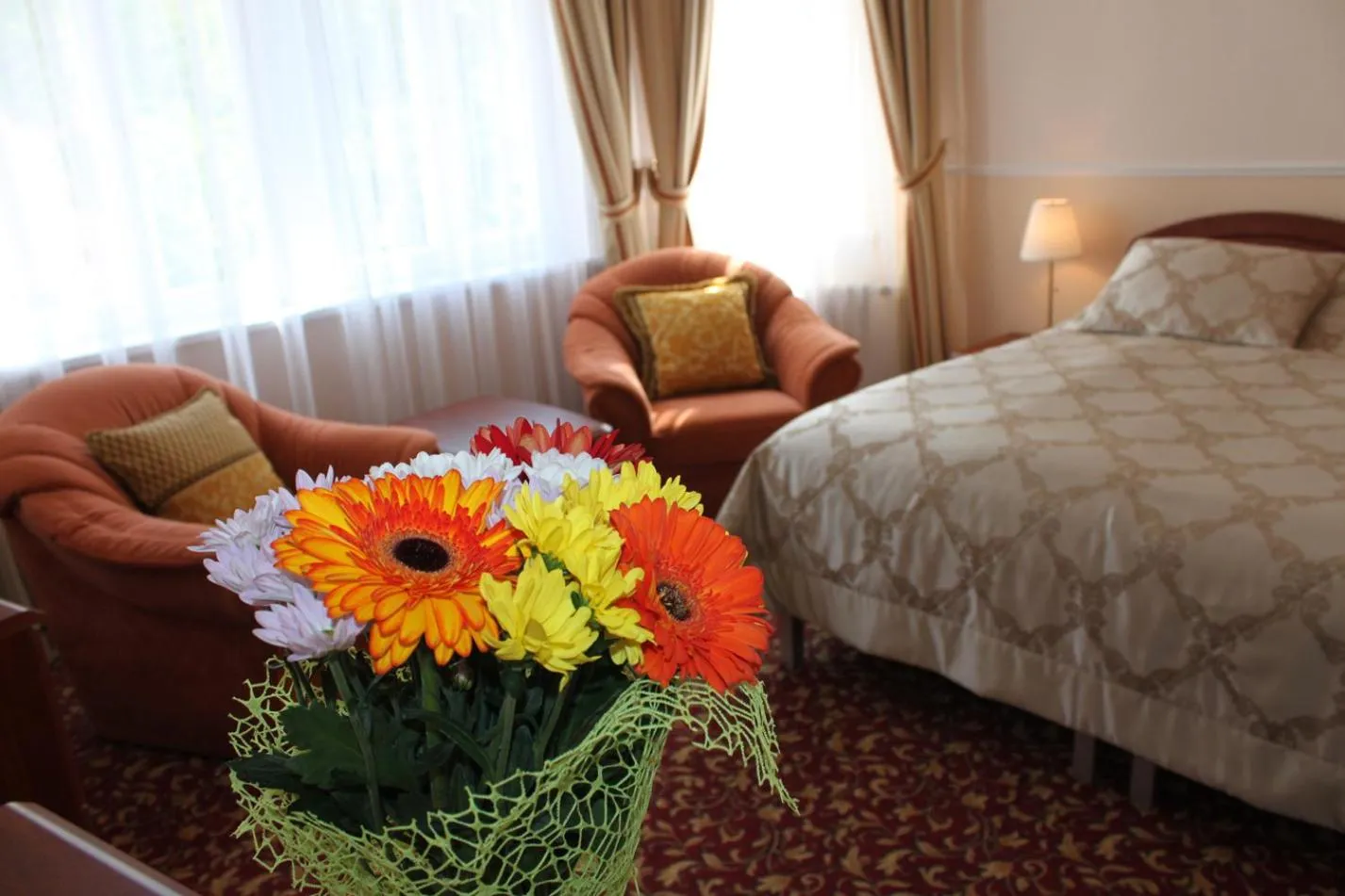 Bed in Spa Hotel Purkyně