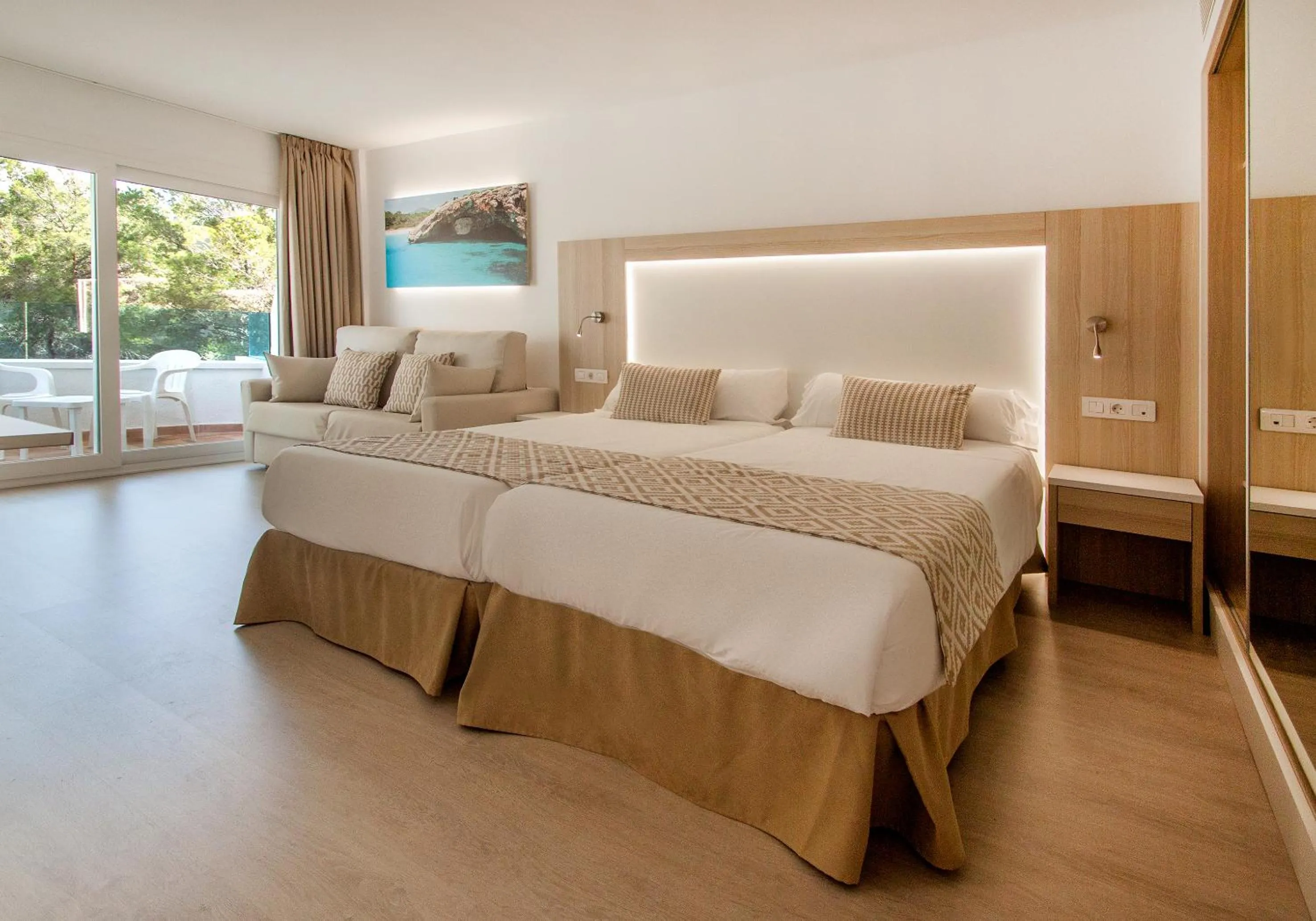 Balcony/Terrace, Bed in Globales Costa de la Calma