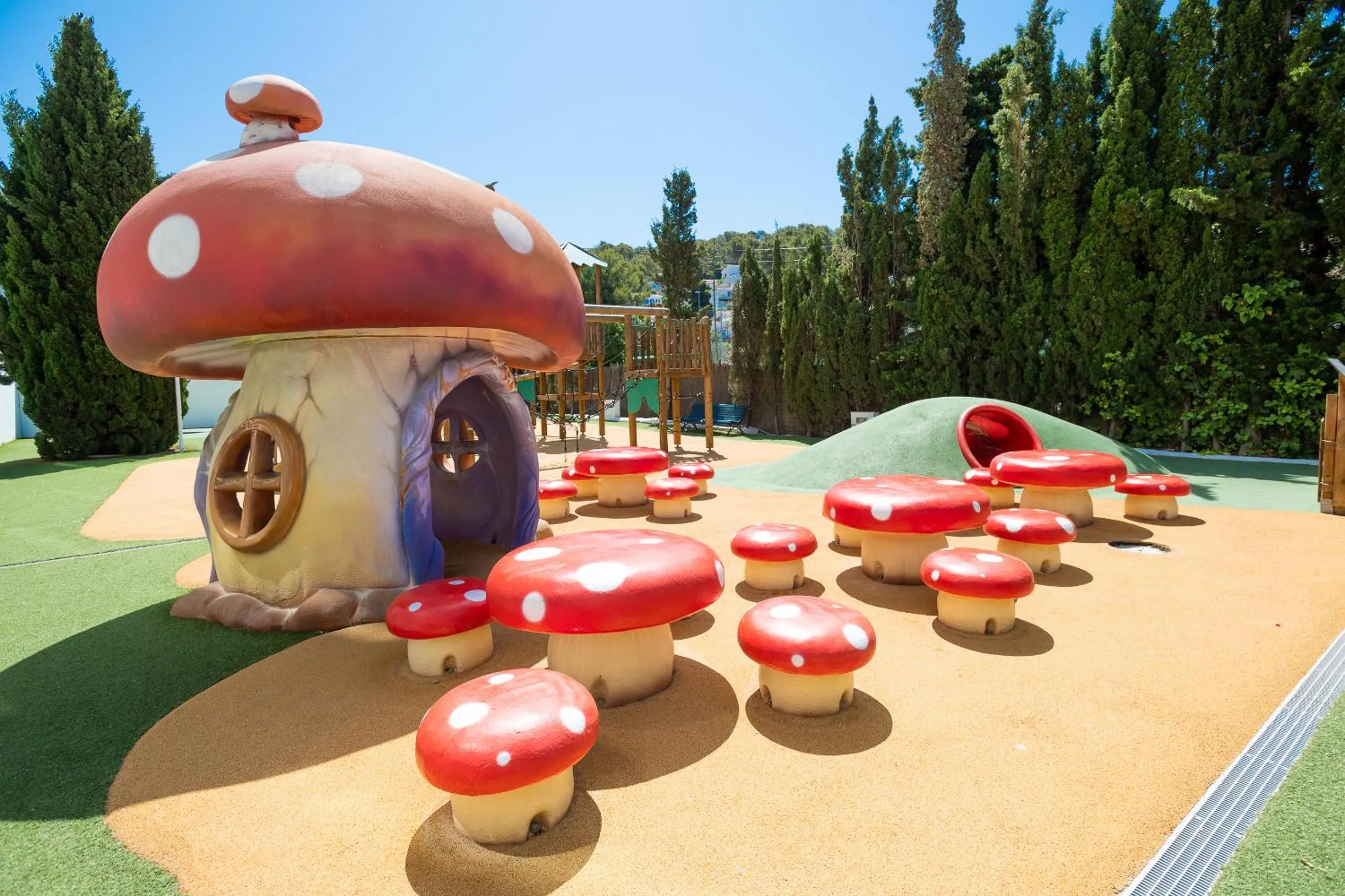 Children play ground in Globales Costa de la Calma