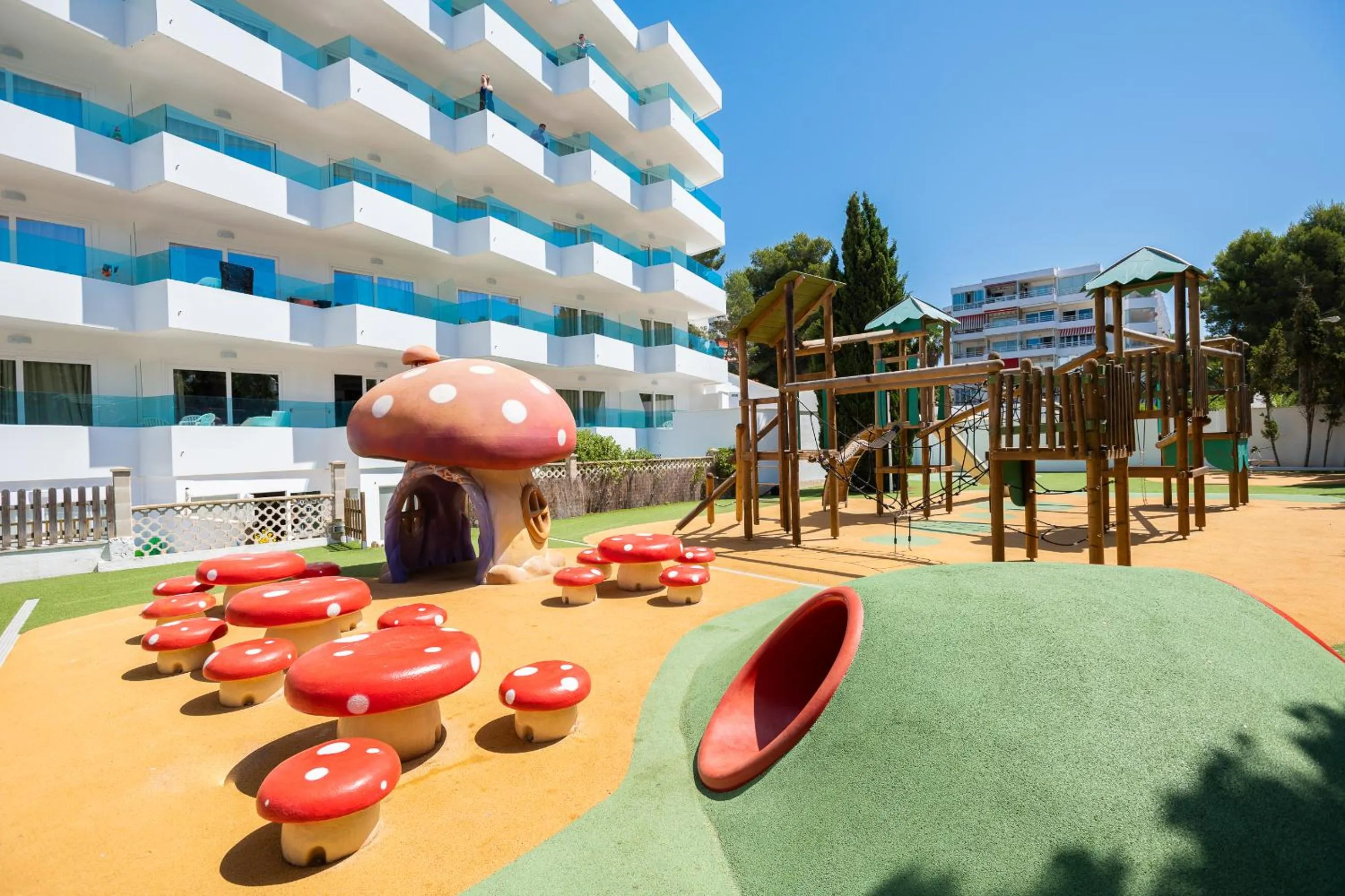 Children play ground in Globales Costa de la Calma