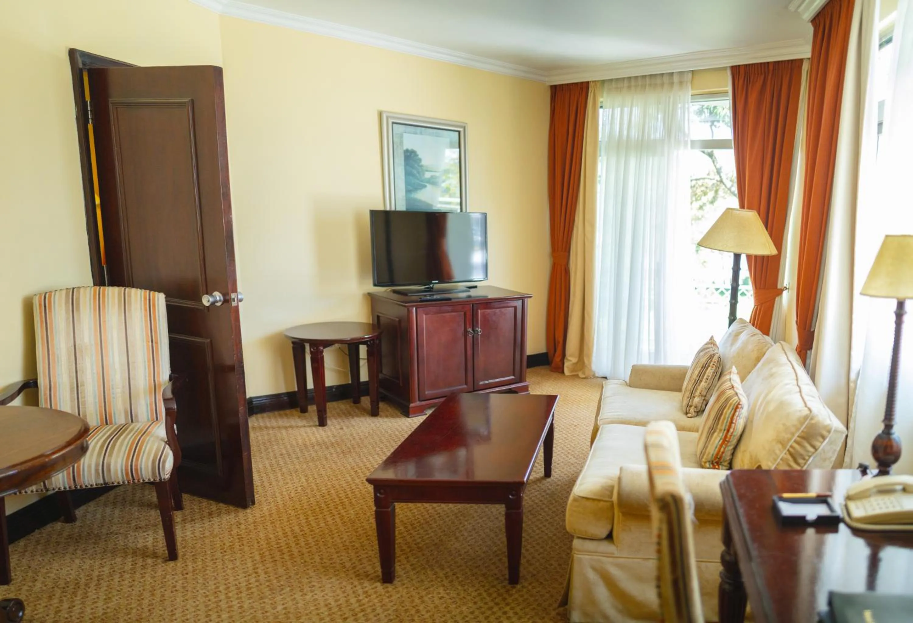 Seating area in Lake Kivu Serena Hotel