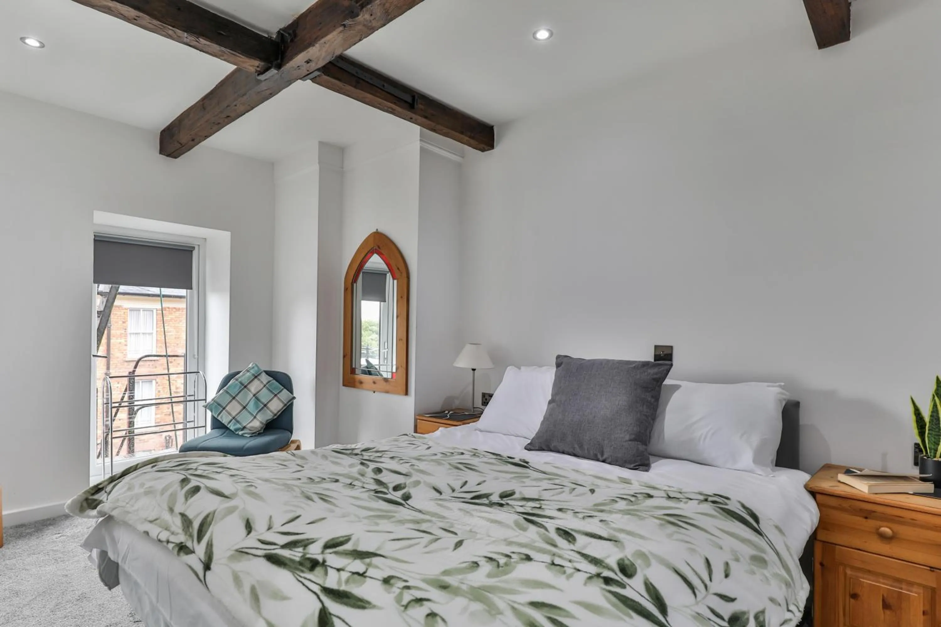 Bed in Serenity Guest House