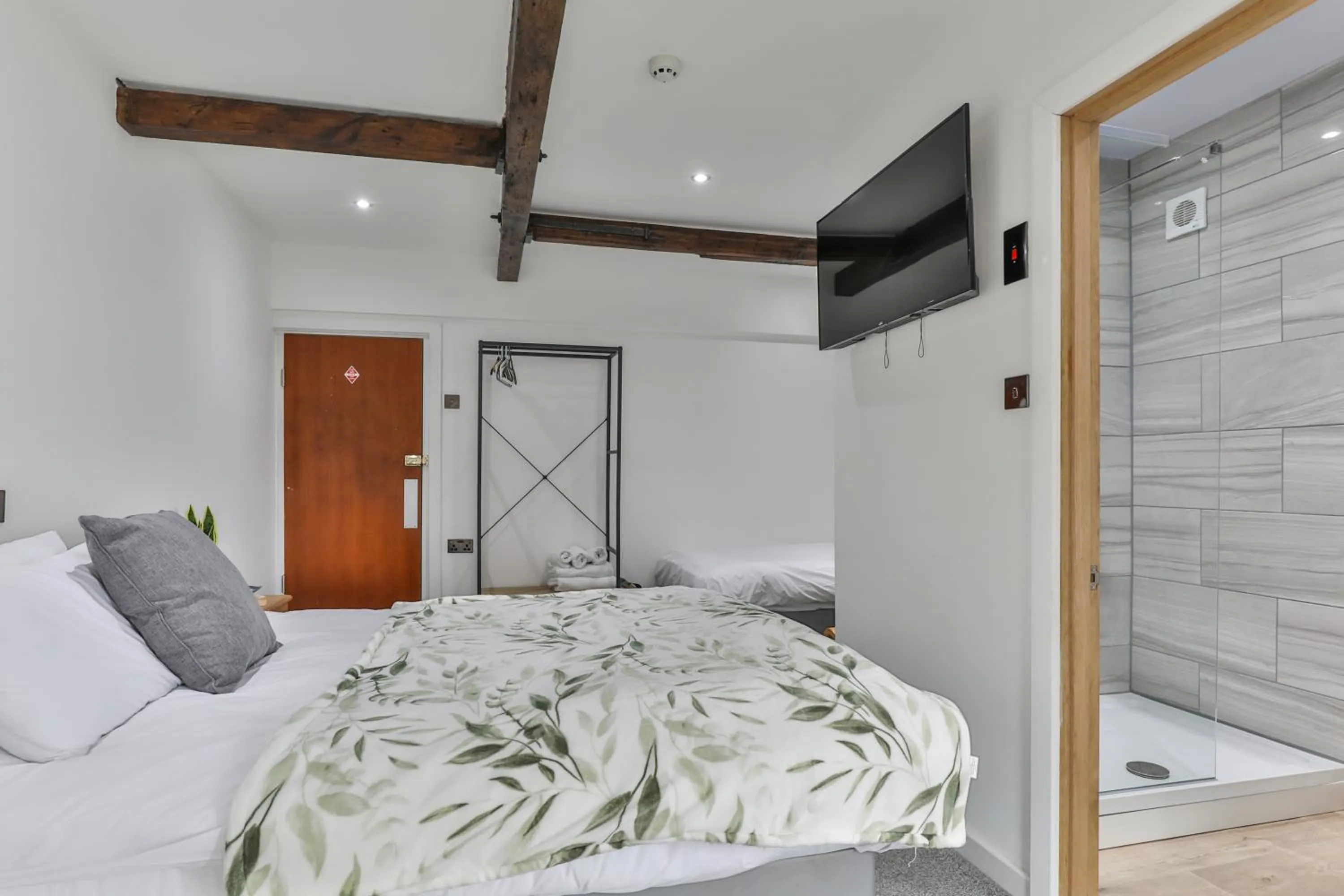 Bed in Serenity Guest House