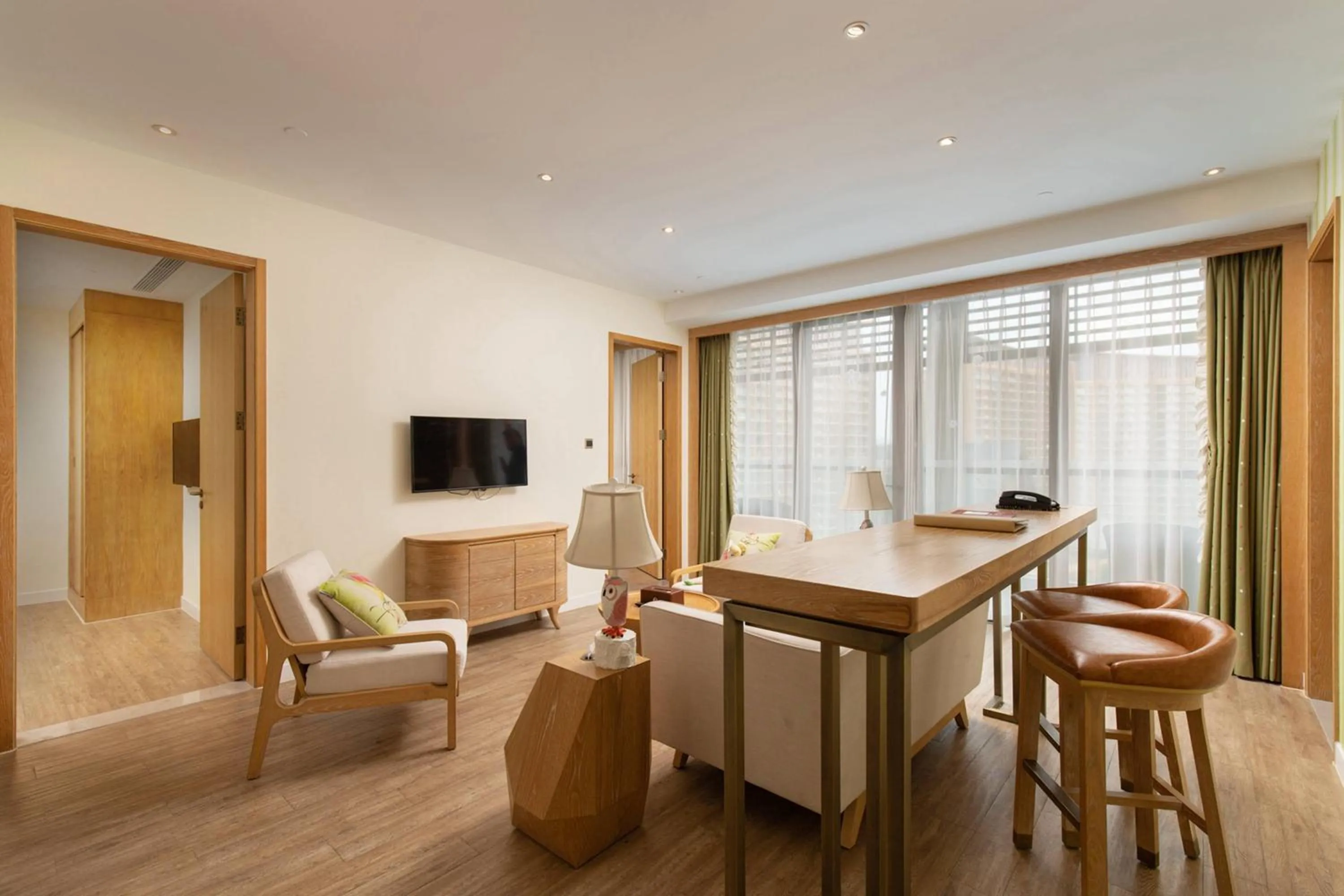 Living room in Mangrove Tree Resort World Sanya Bay -Elader Palm Tower