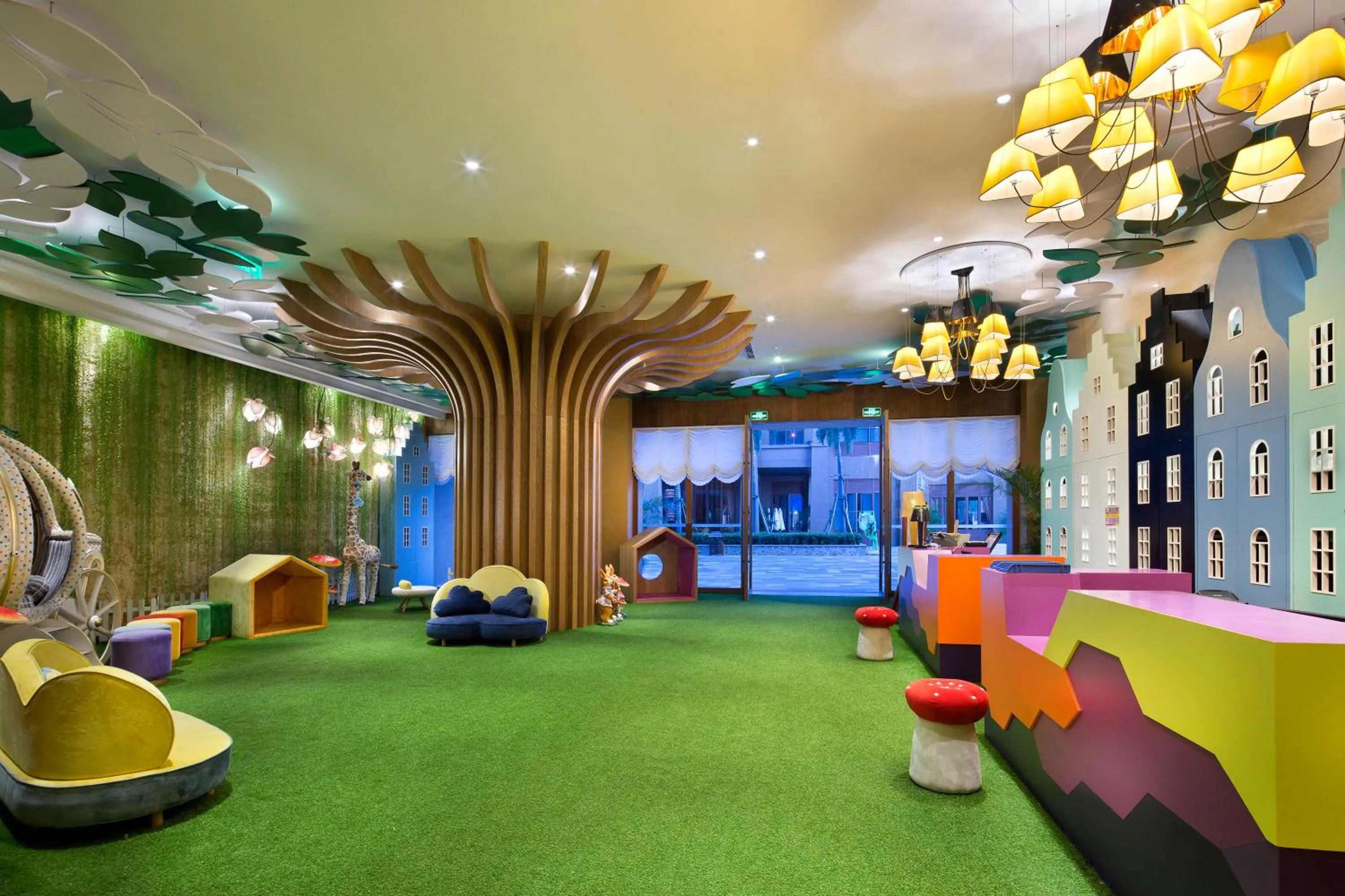 Decorative detail in Mangrove Tree Resort World Sanya Bay -Elader Palm Tower