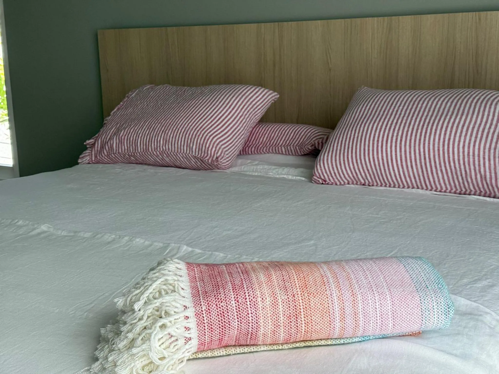 Bed in Hotel Farsund