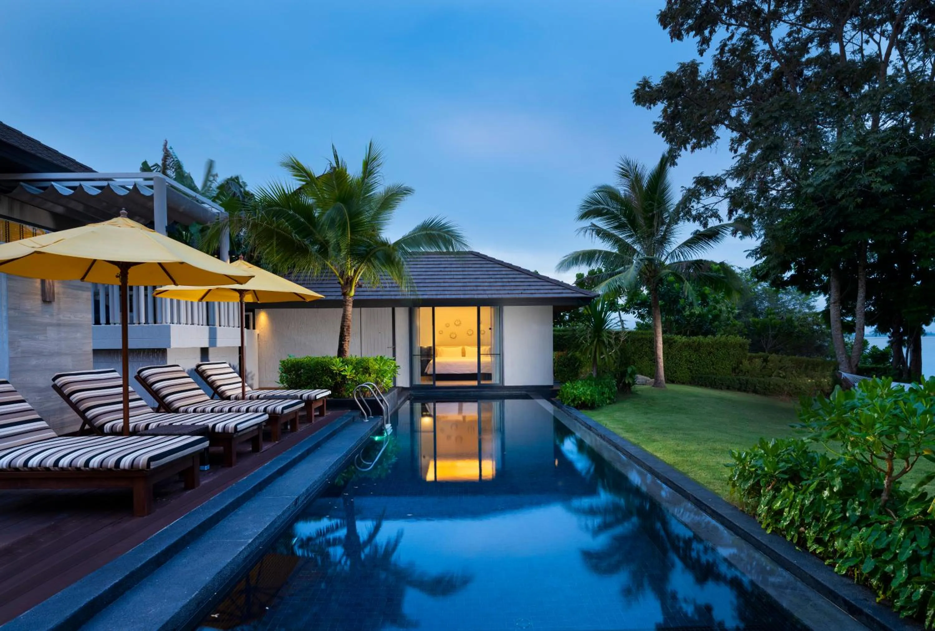 Garden view in The ShellSea Krabi I Luxury Beach Front Resort & Pool Villa