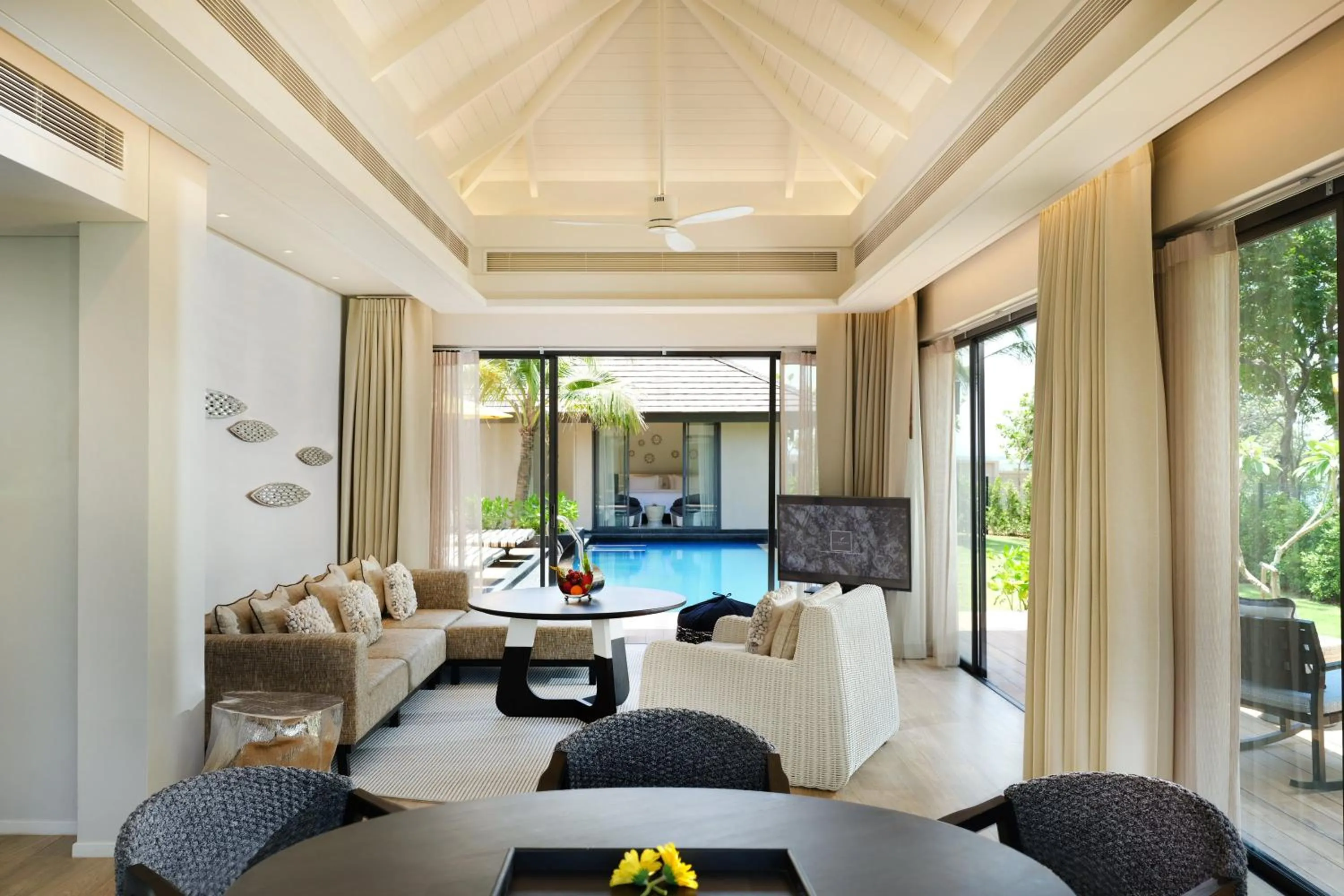 Living room in The ShellSea Krabi I Luxury Beach Front Resort & Pool Villa