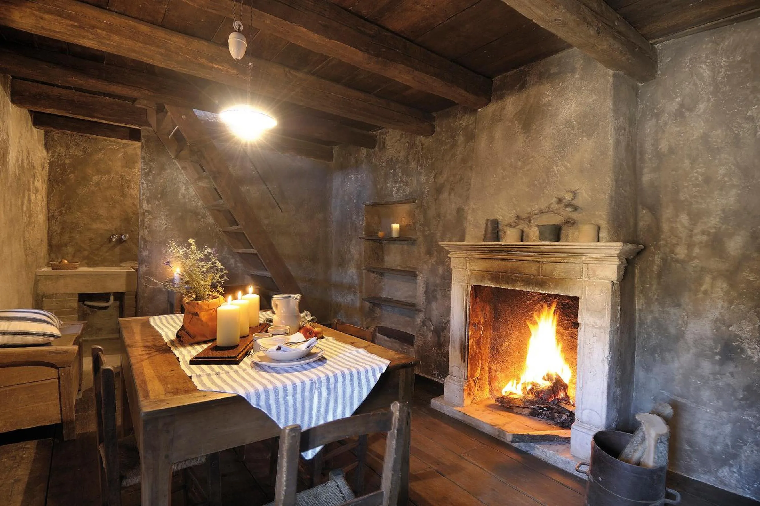 Meals in Sextantio Albergo Diffuso