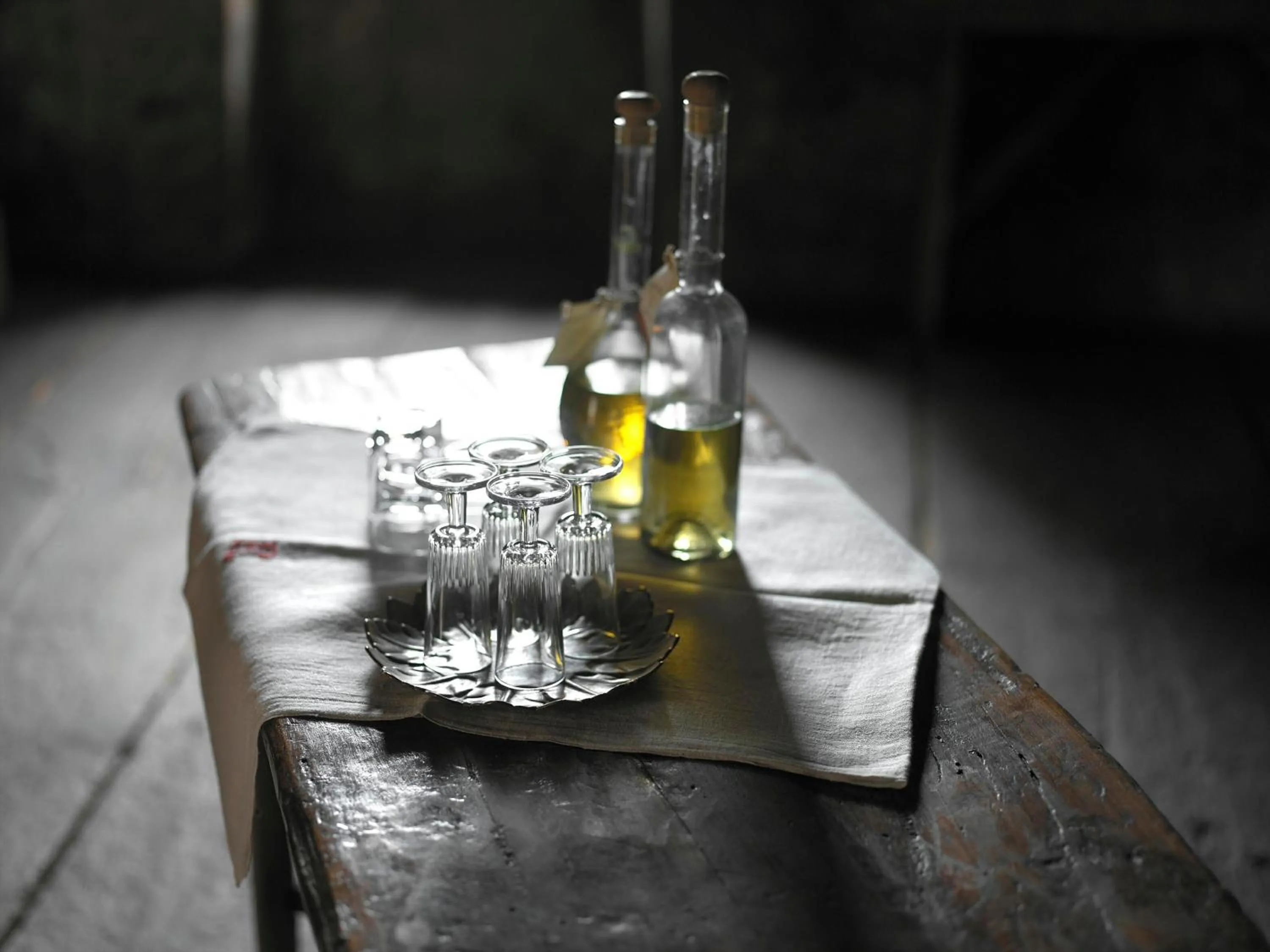 Alcoholic drinks in Sextantio Albergo Diffuso