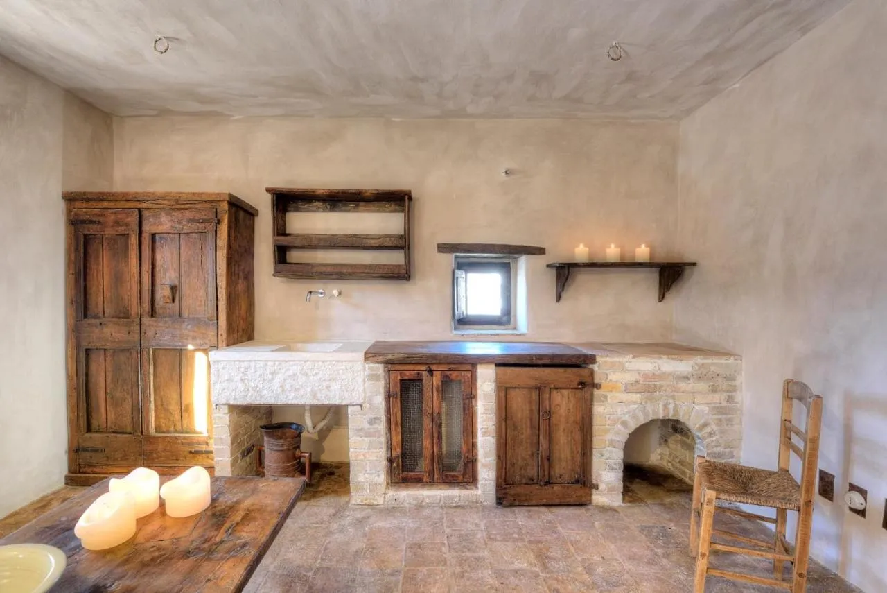 Kitchen or kitchenette in Sextantio Albergo Diffuso