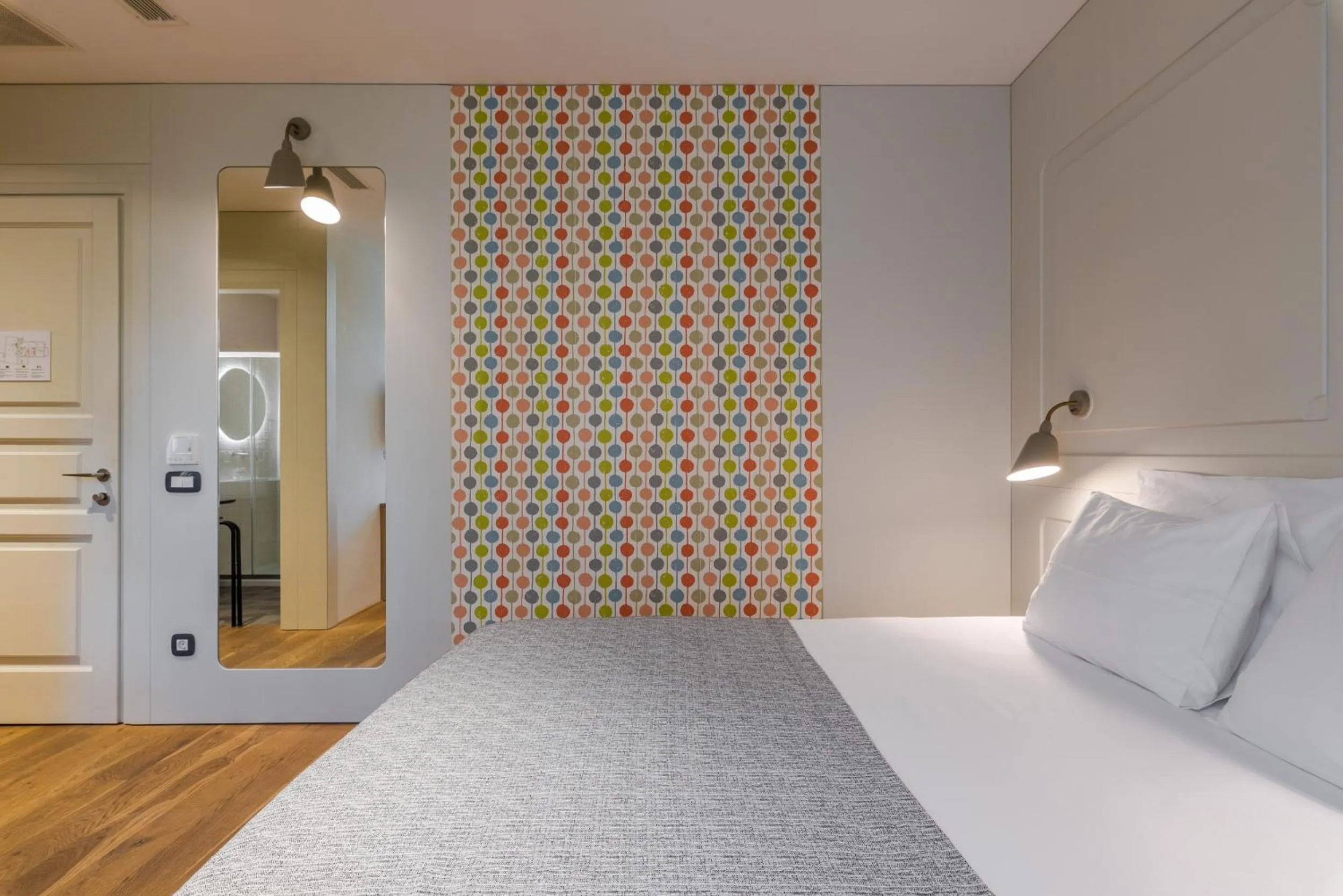 Bed in Hotel Peteani