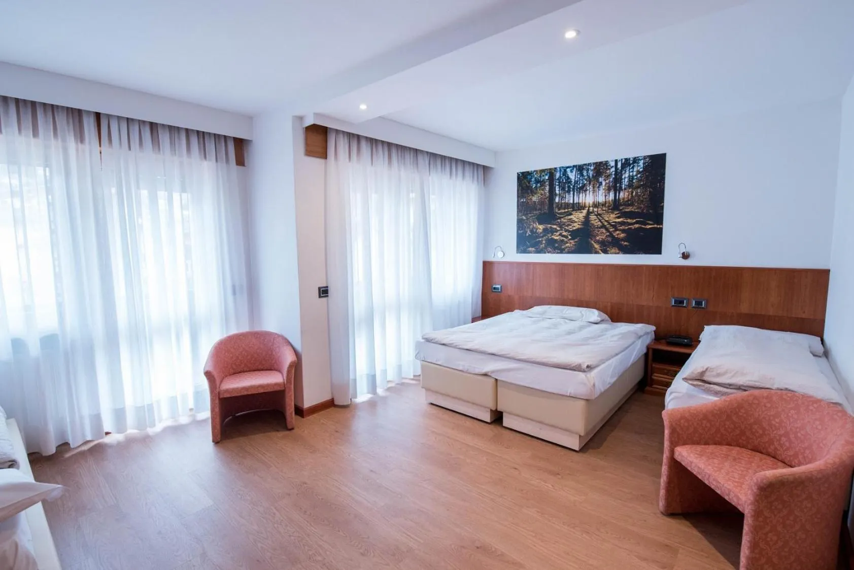 Bedroom, Bed in Hotel Moena