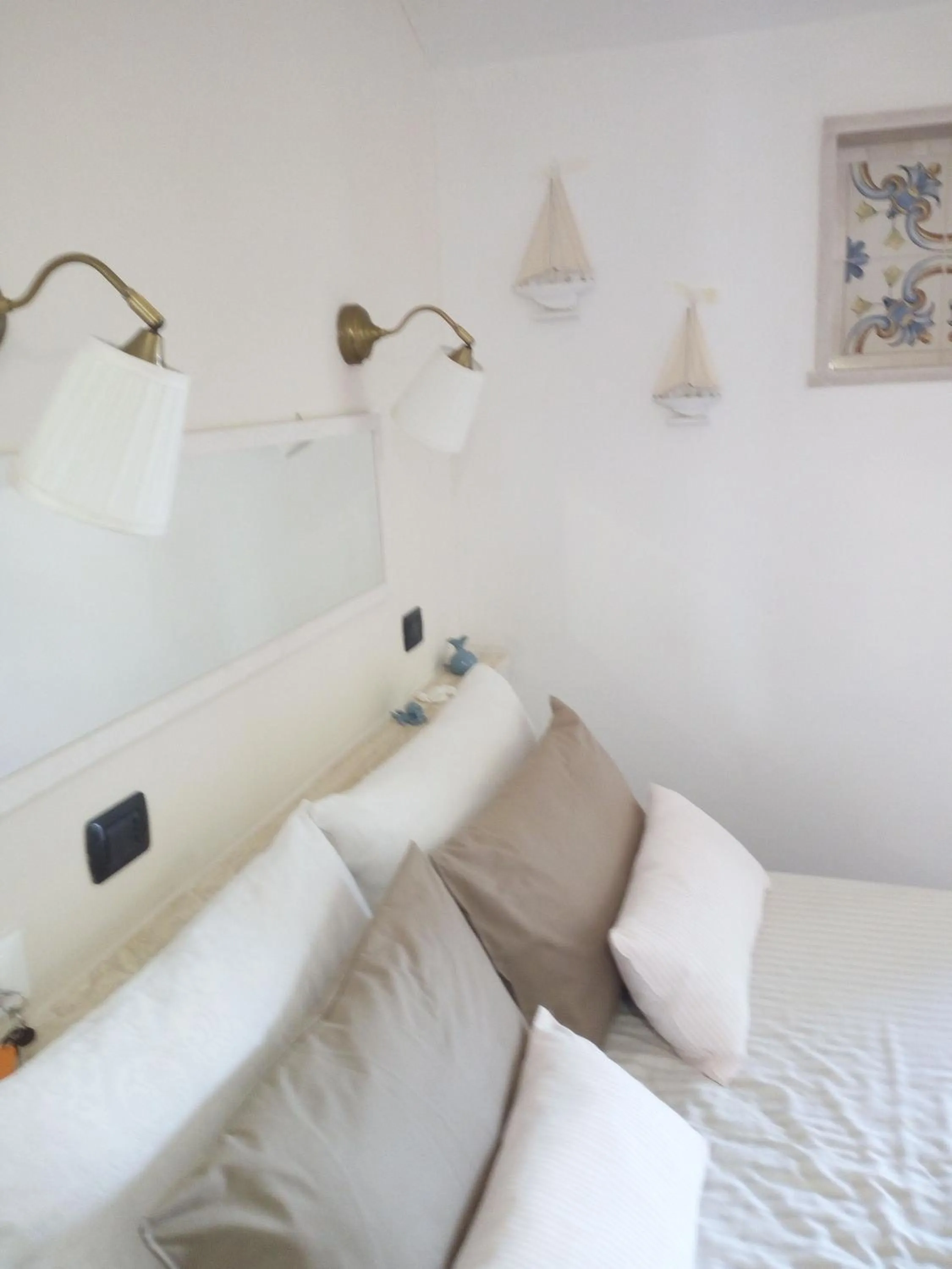 Decorative detail, Bed in B&B Casavecchia