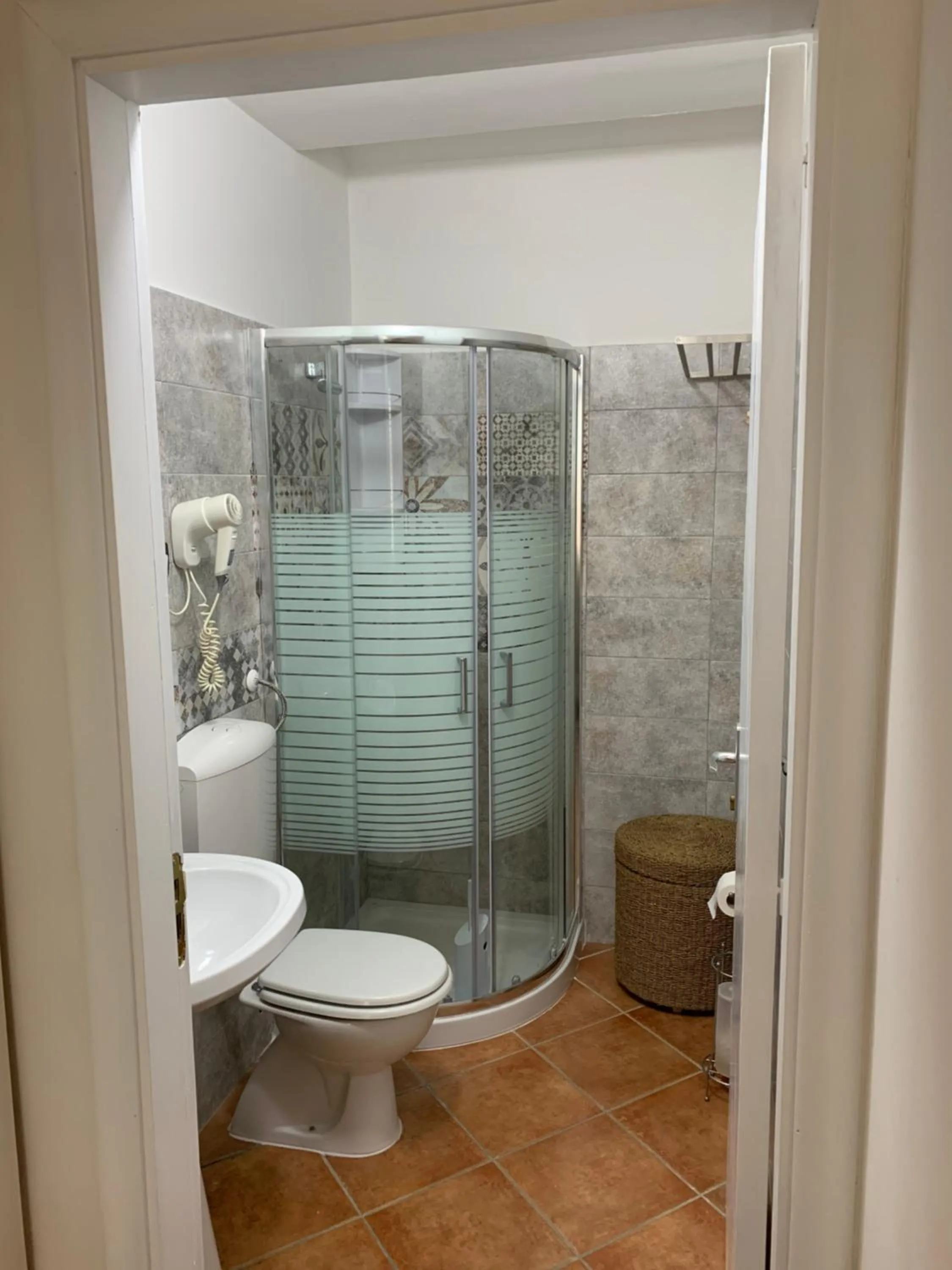 Shower in B&B Casavecchia