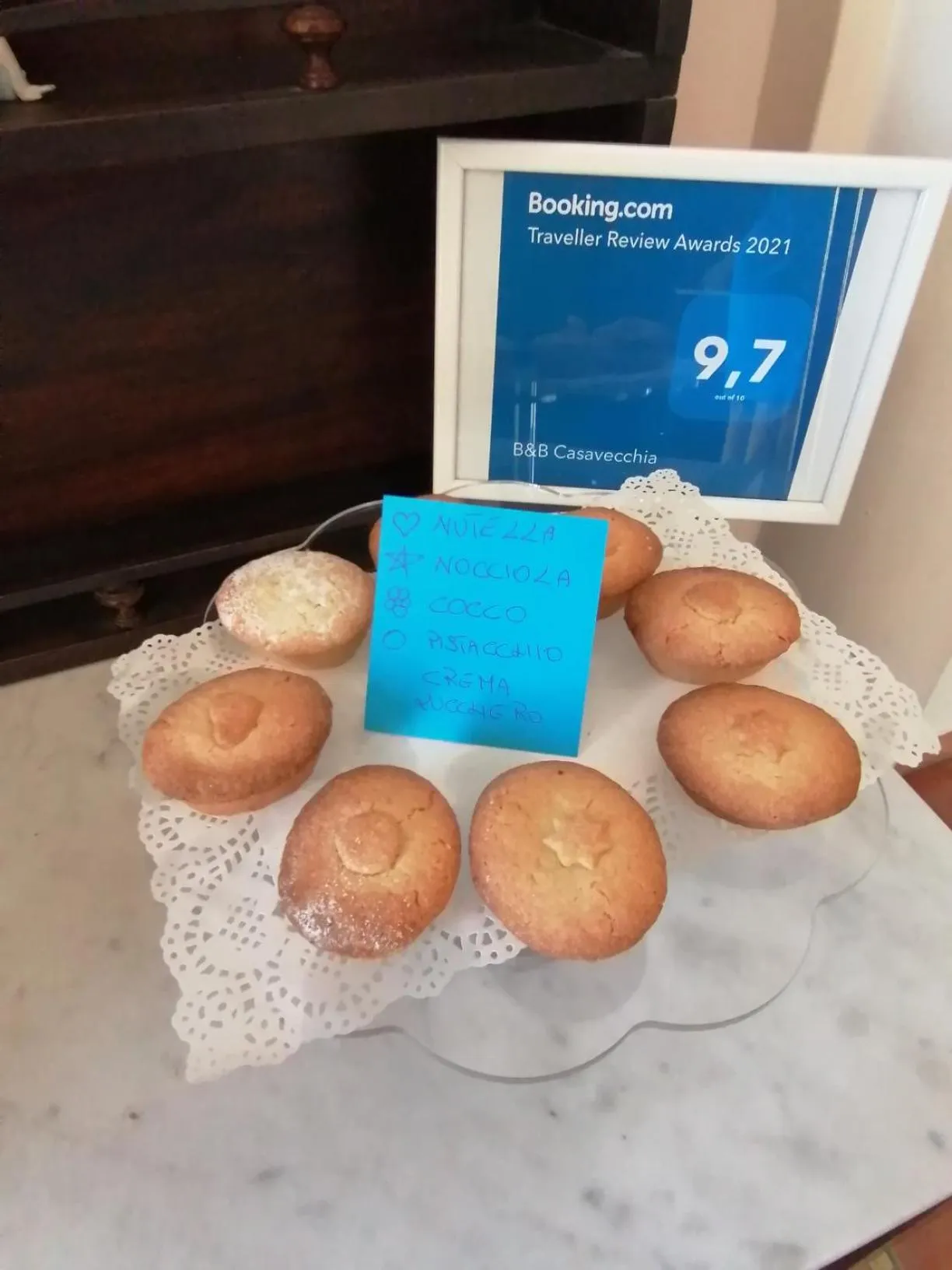 Food and drinks in B&B Casavecchia