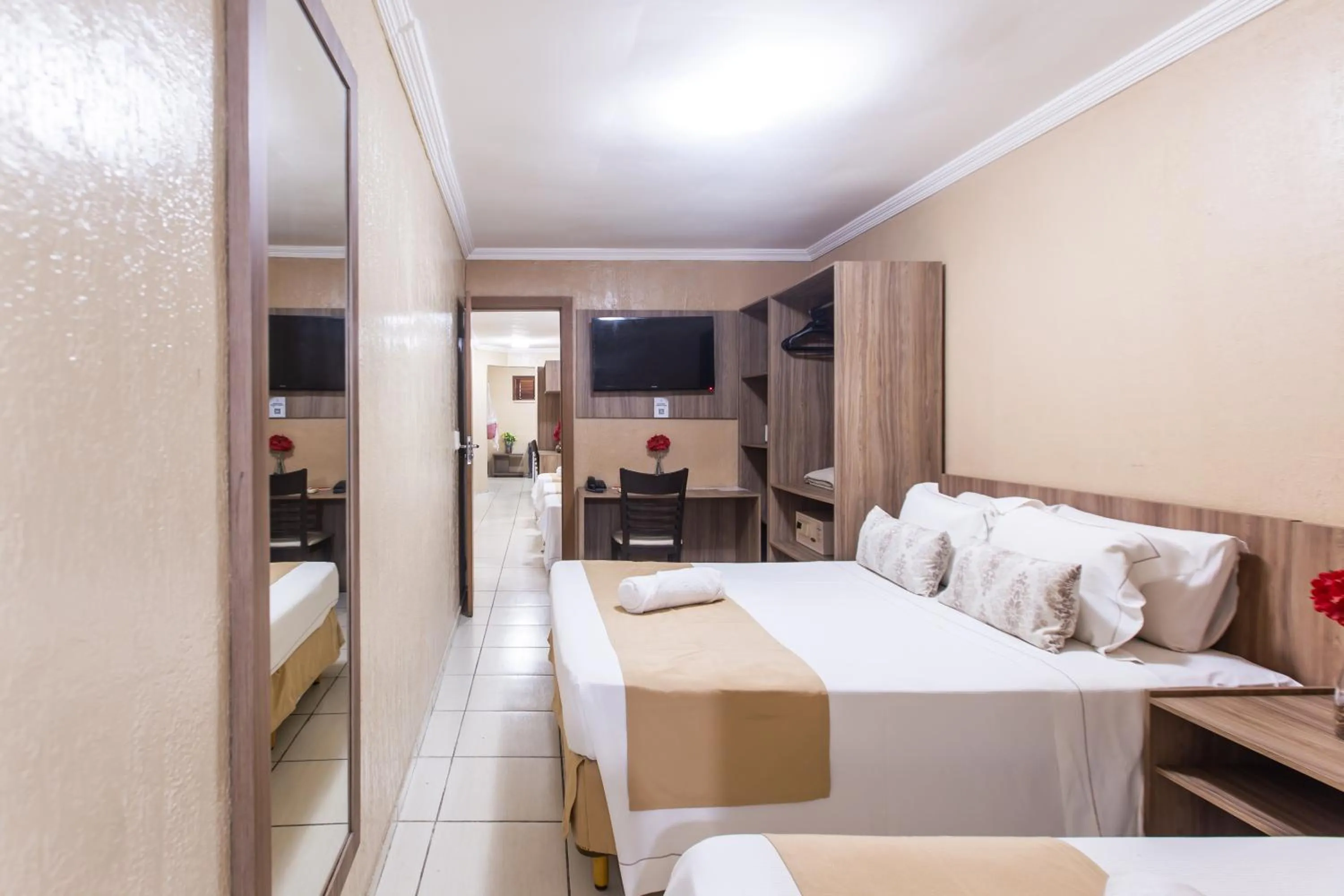 Bed in Amuarama Hotel