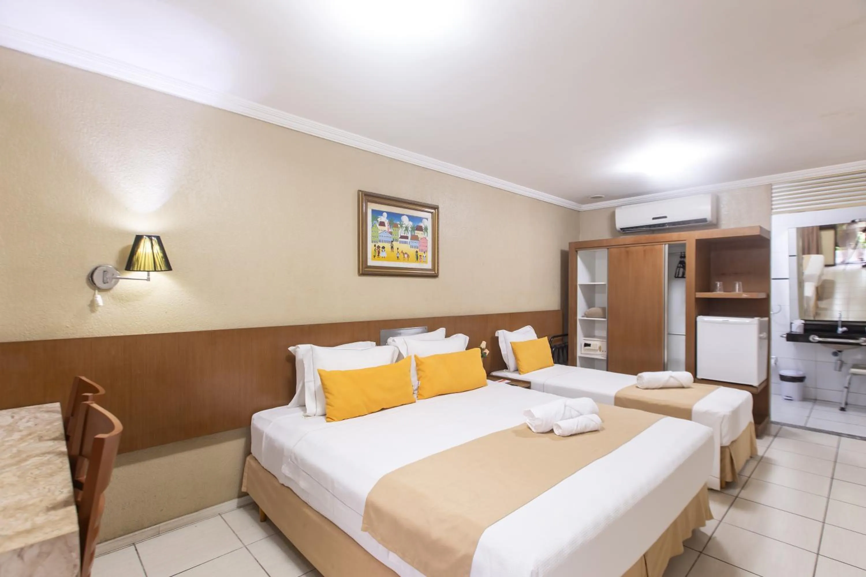 Bed in Amuarama Hotel