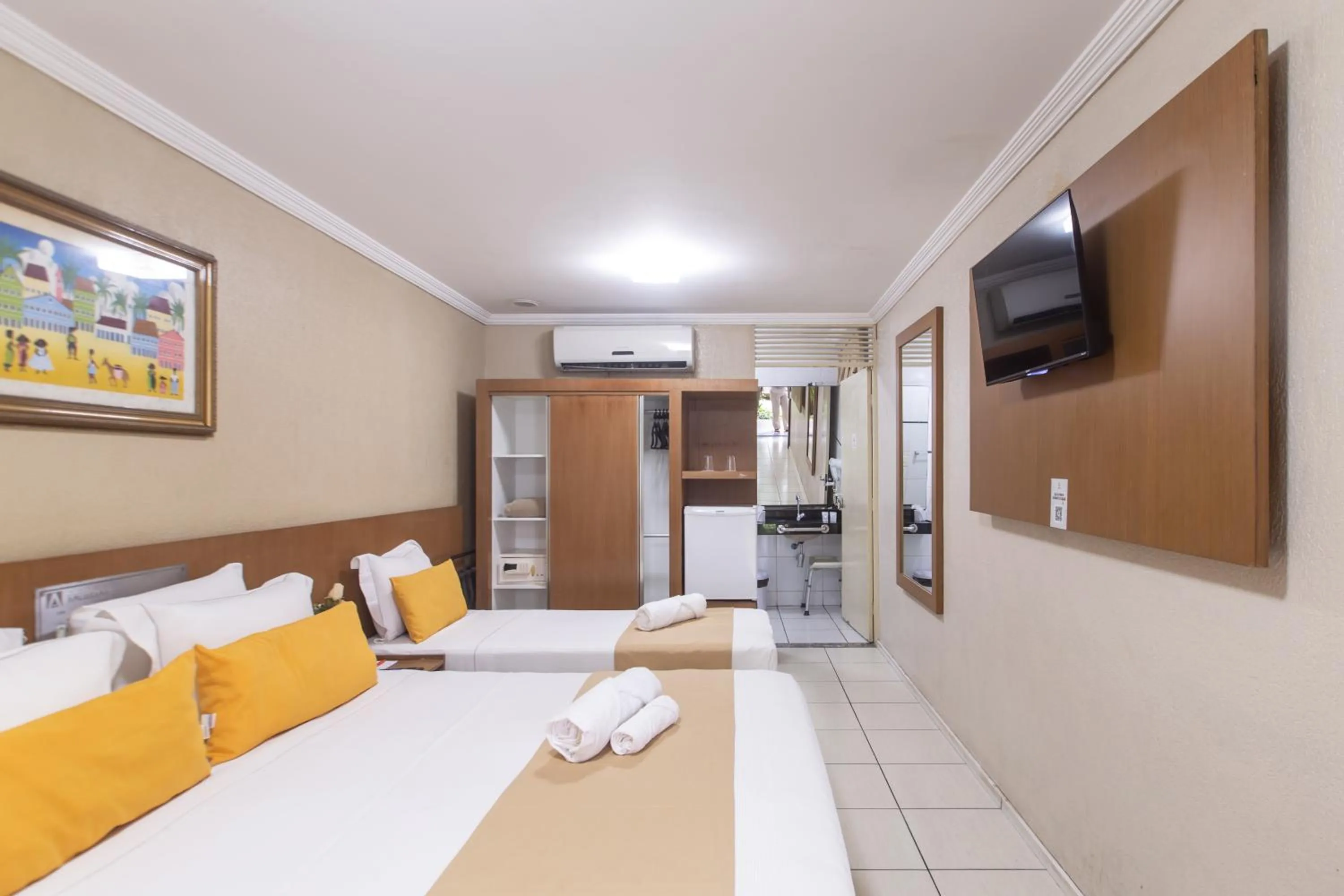 Bed in Amuarama Hotel