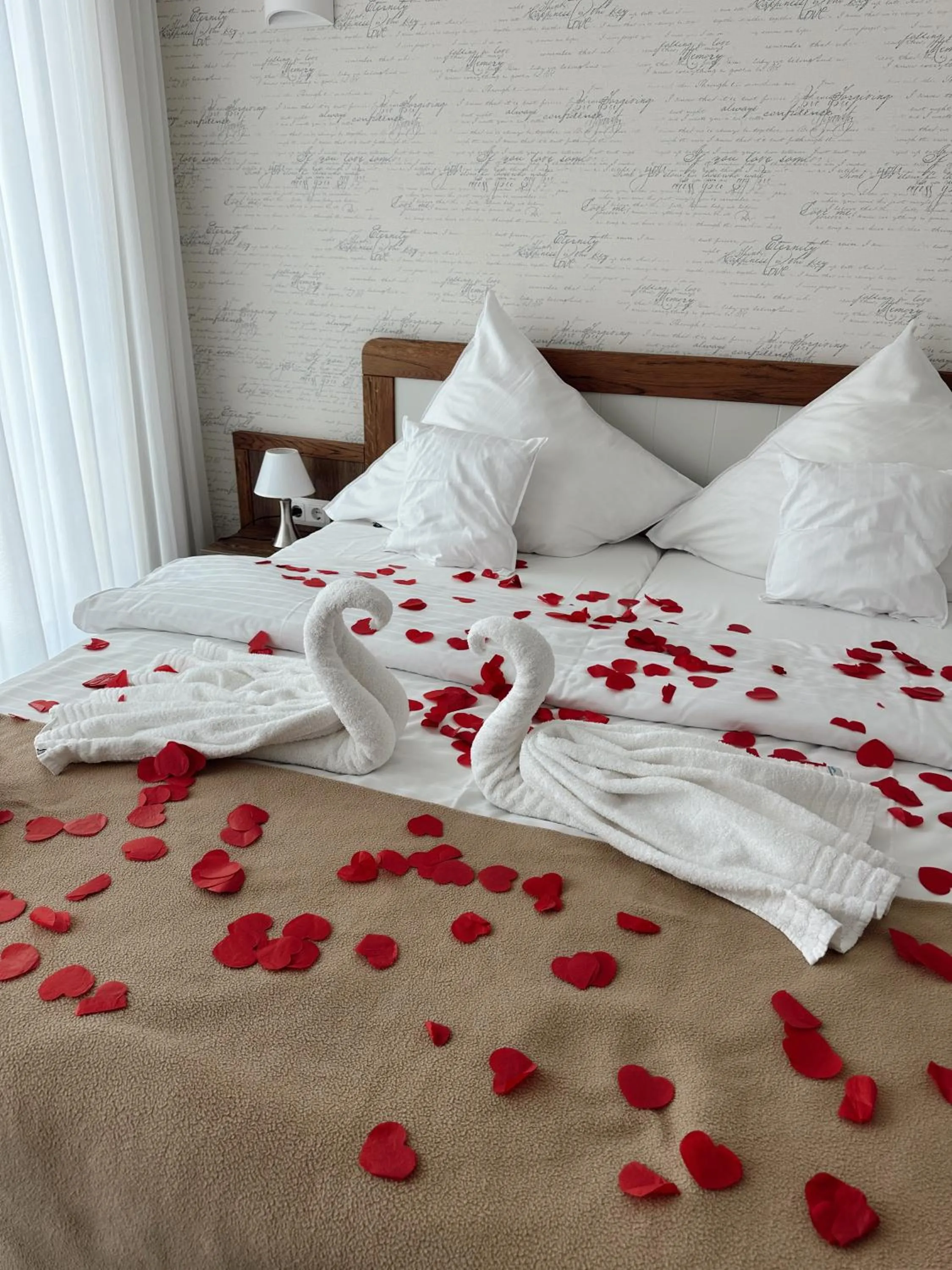 Bed in Kanal-Haus "Das Gästehaus direkt am NOK"