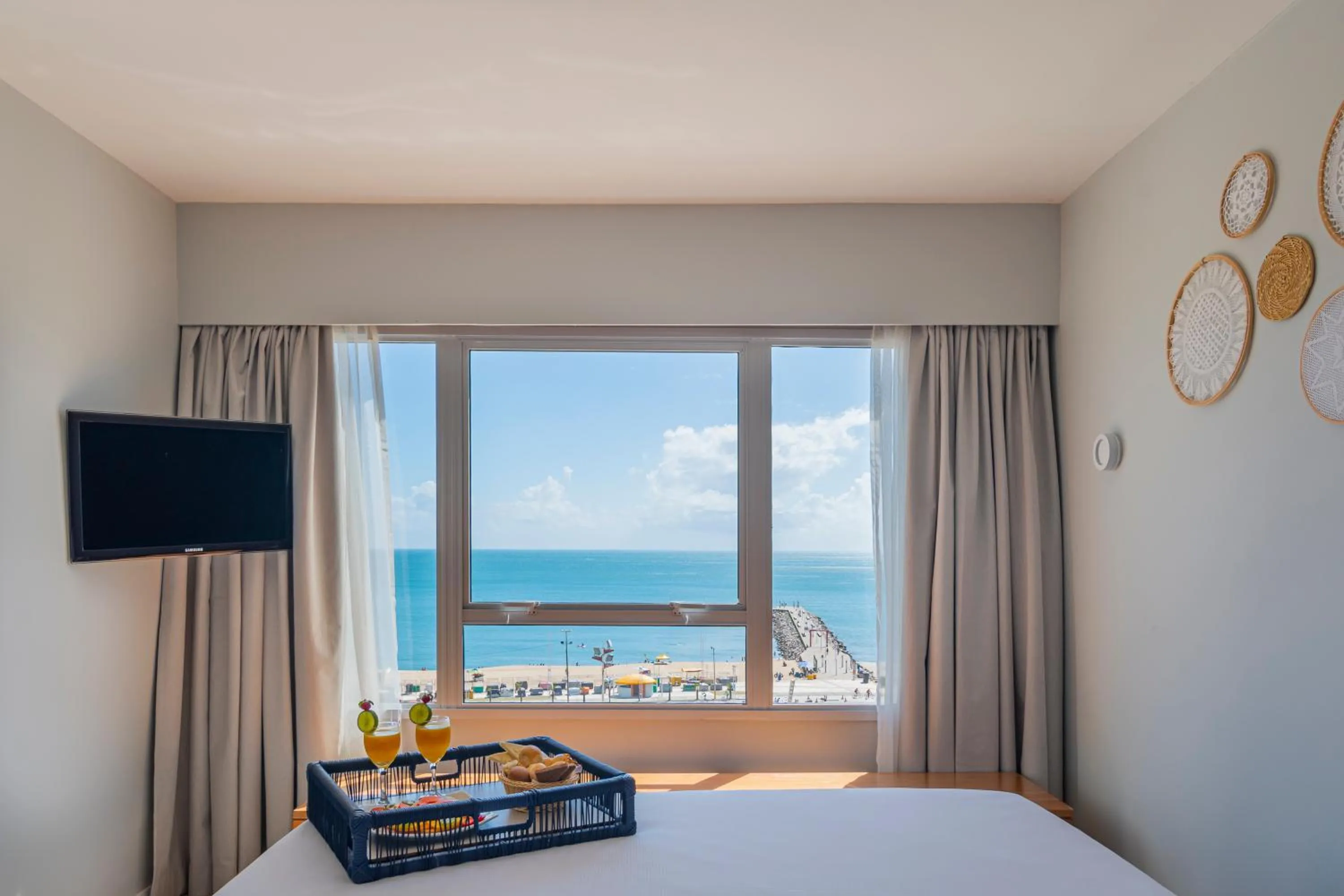 Sea view, Bed in Praiano Hotel