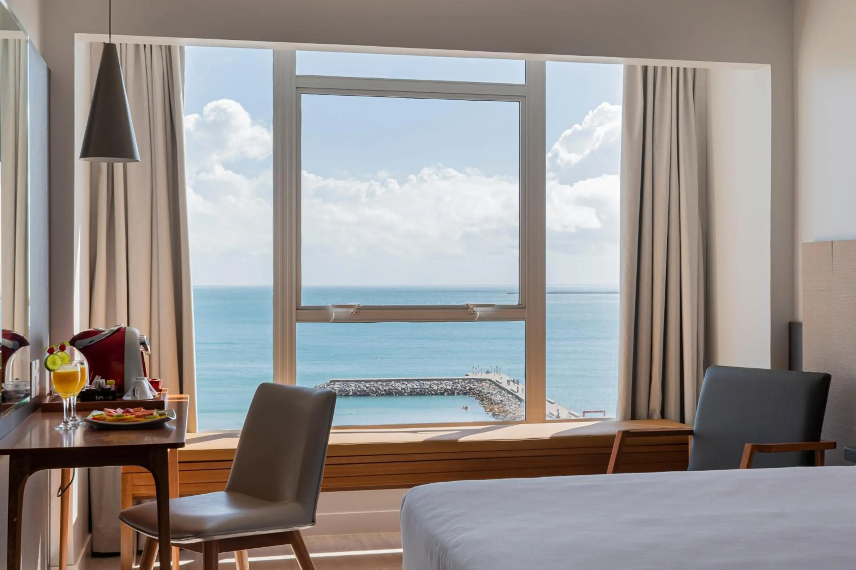 Bedroom, Bed in Praiano Hotel