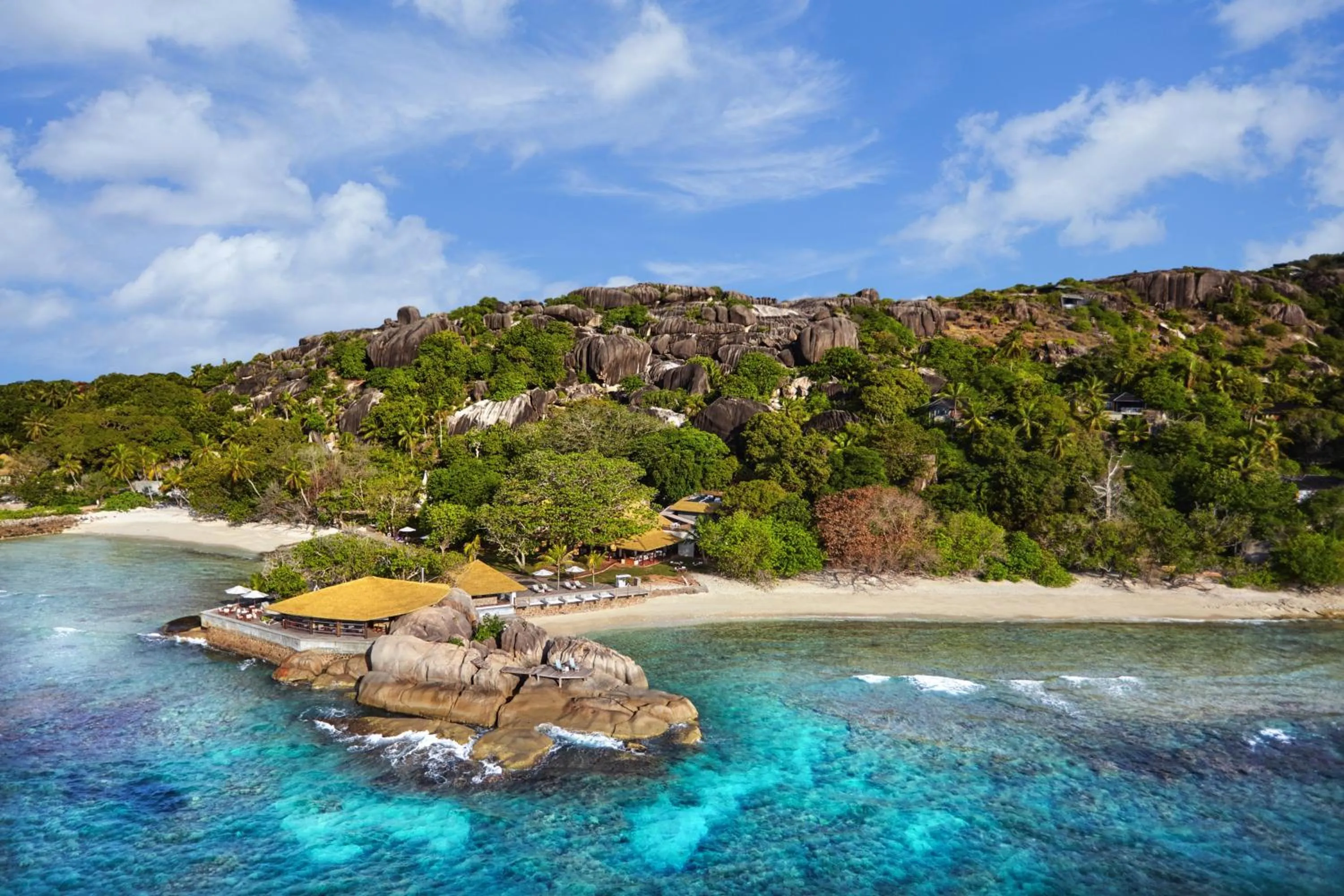 Property building in Six Senses Zil Pasyon, Seychelles