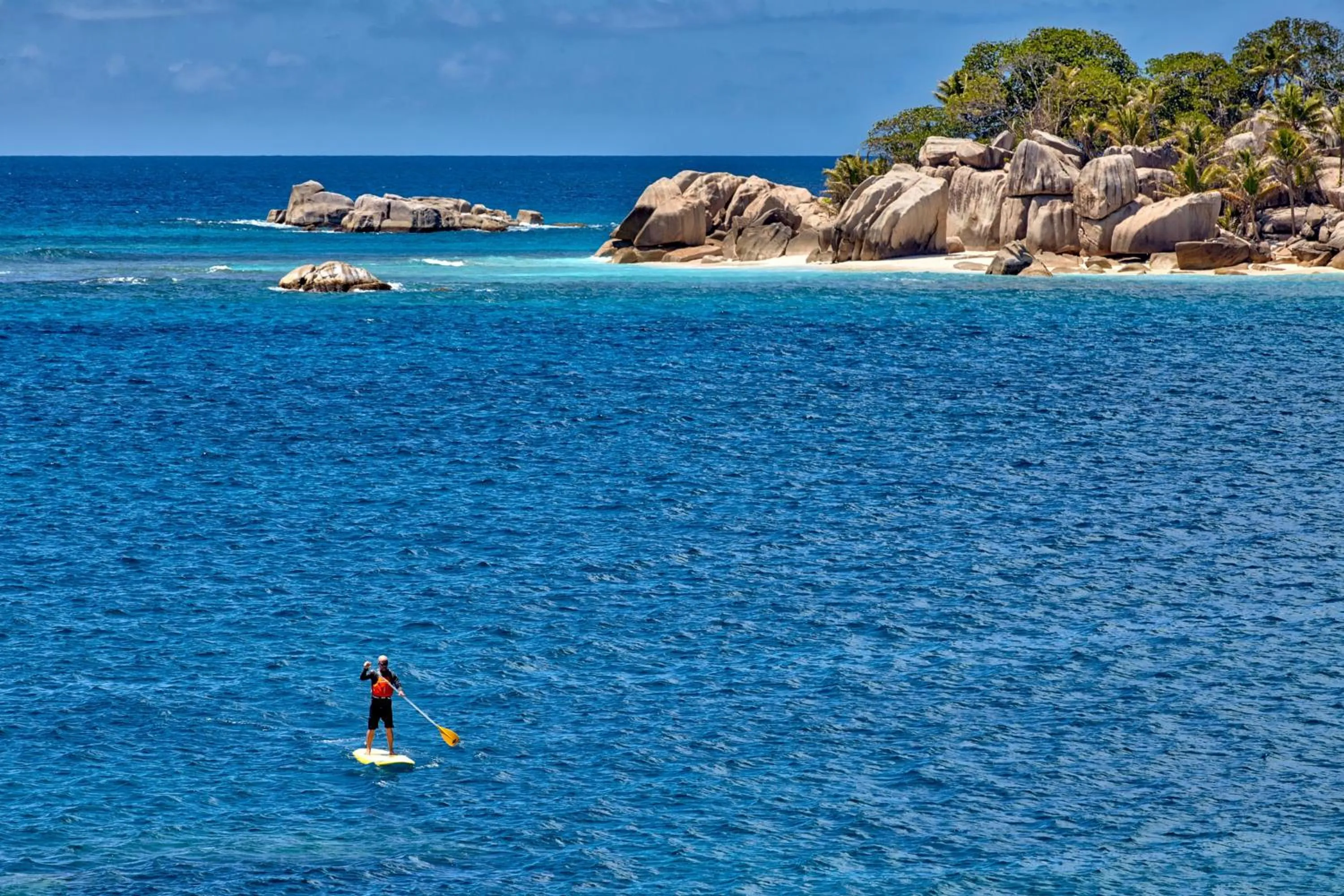 Off site in Six Senses Zil Pasyon, Seychelles
