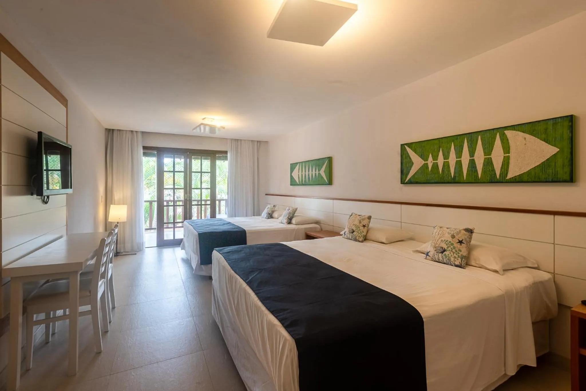 Bedroom, Bed in Corais e Conchas