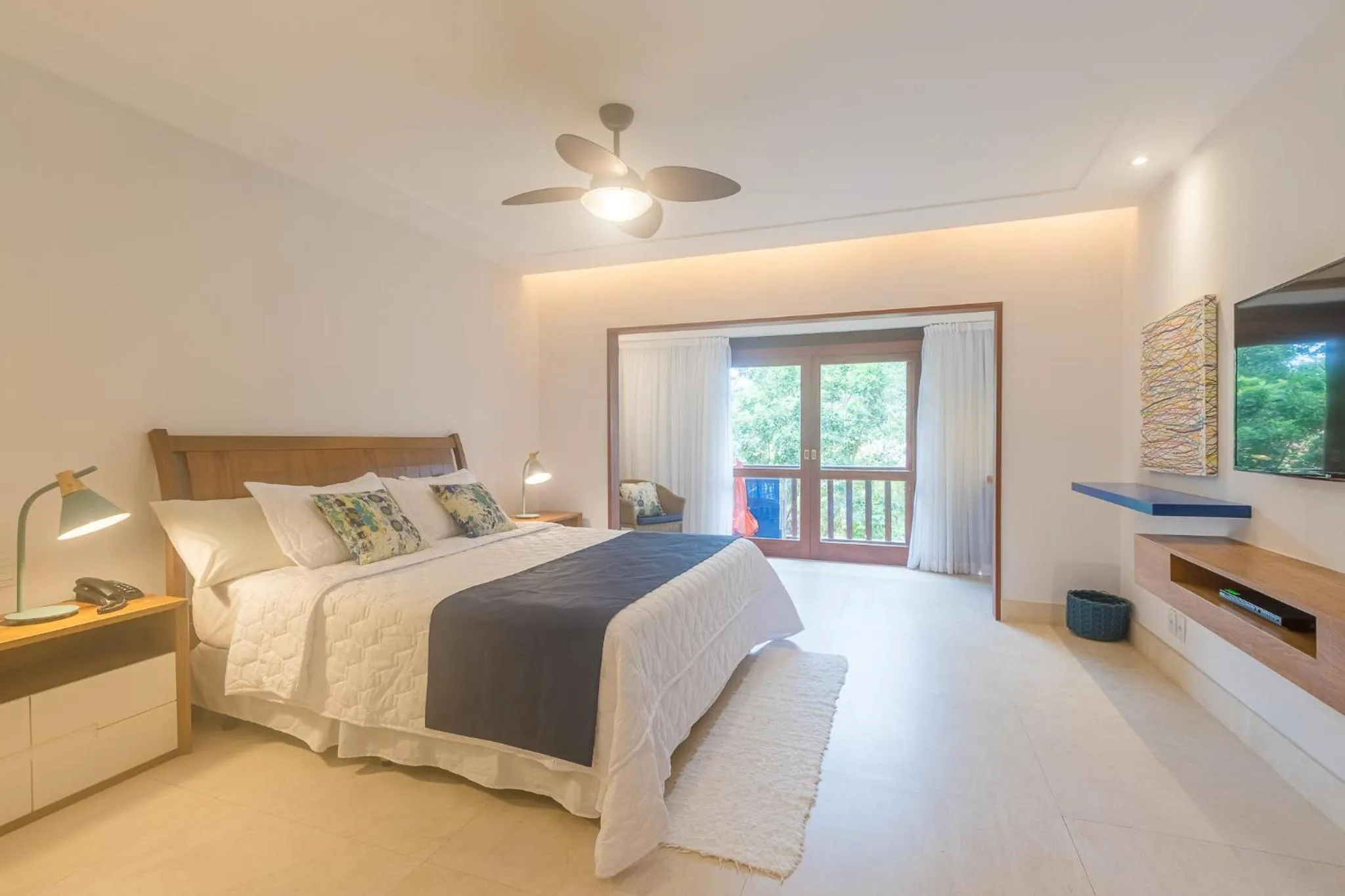 Bed in Corais e Conchas