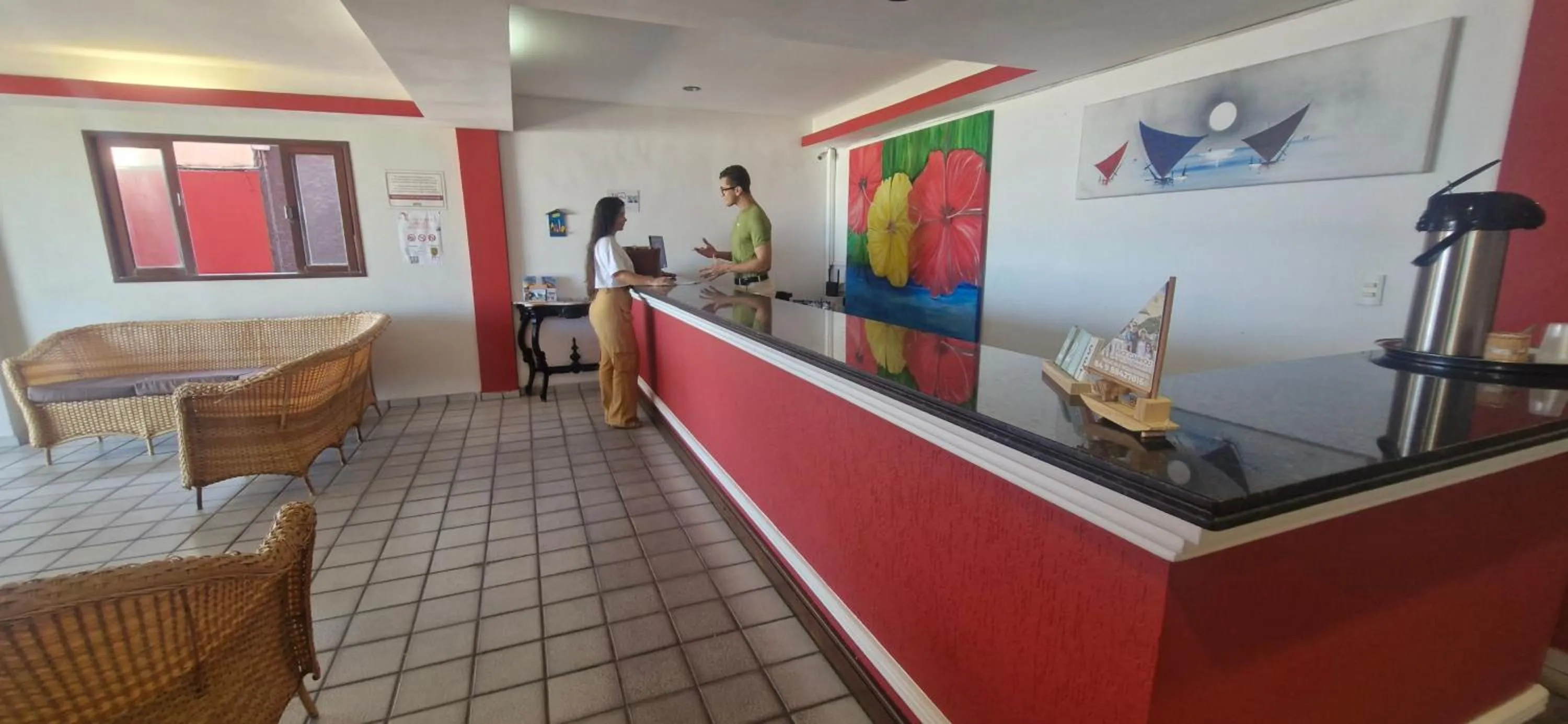 Lobby or reception in Ingá Praia hotel