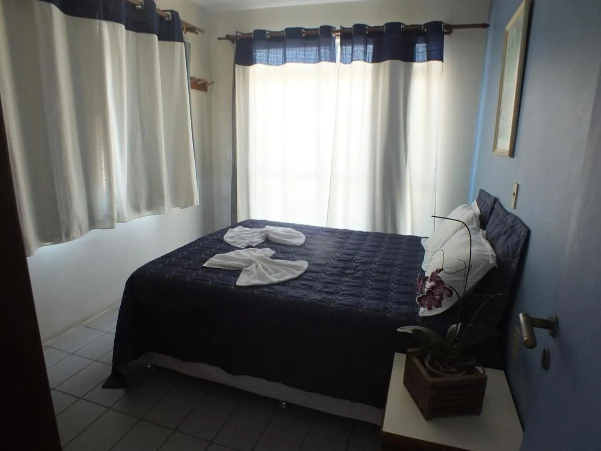 Bedroom, Bed in Residencial Praia Mar
