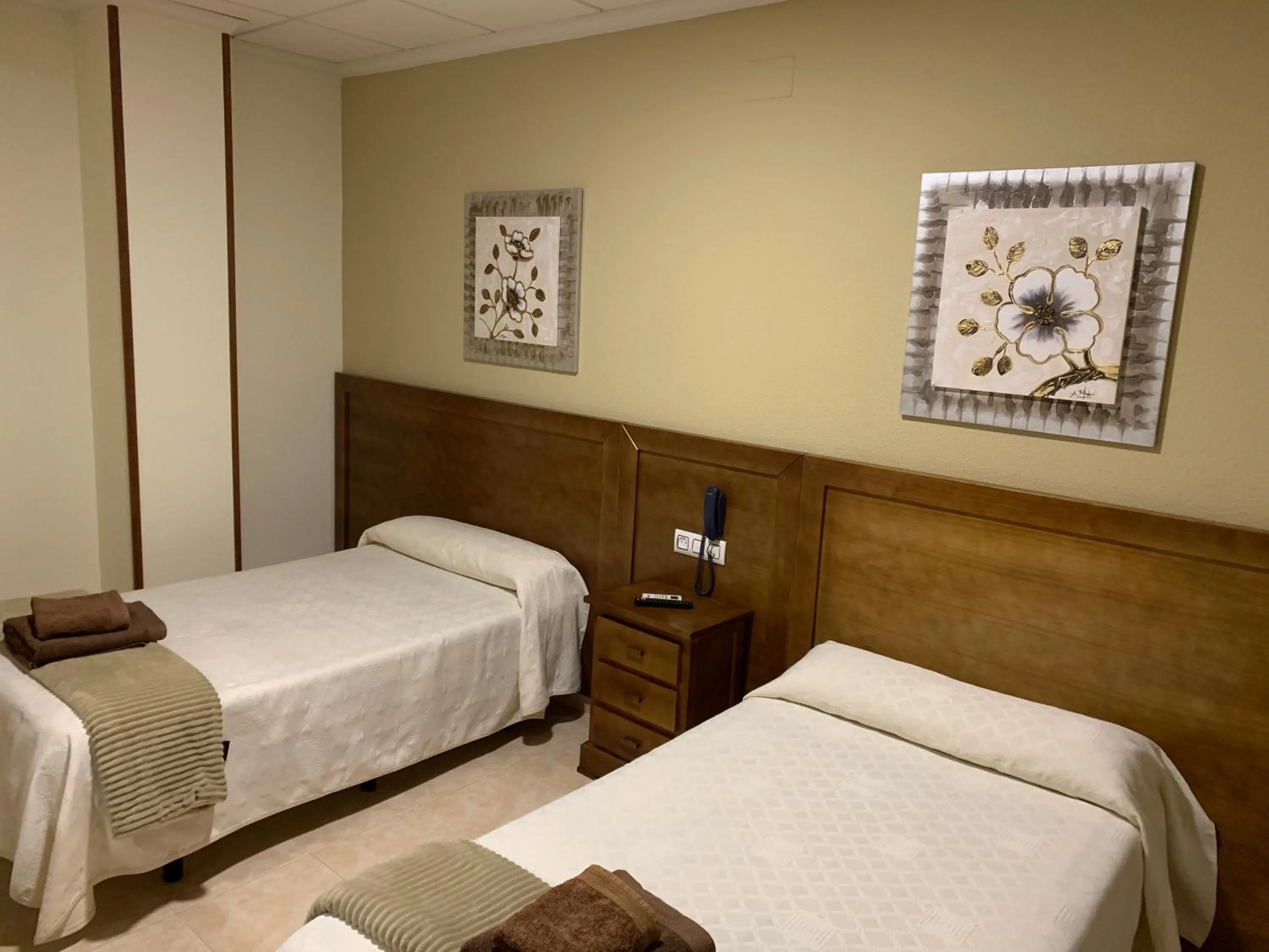 Bed in Hotel Don Juan