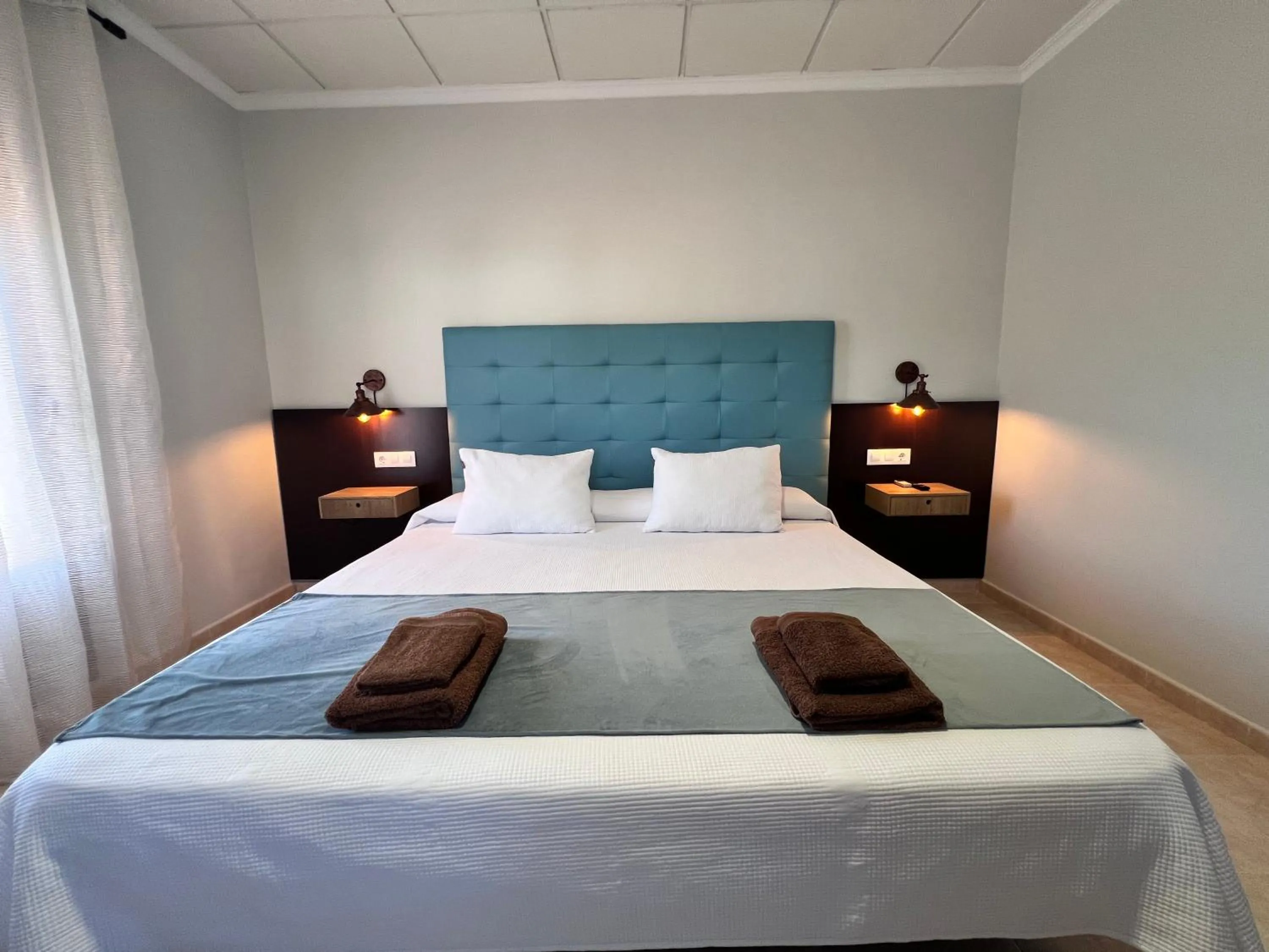 Bed in Hotel Don Juan