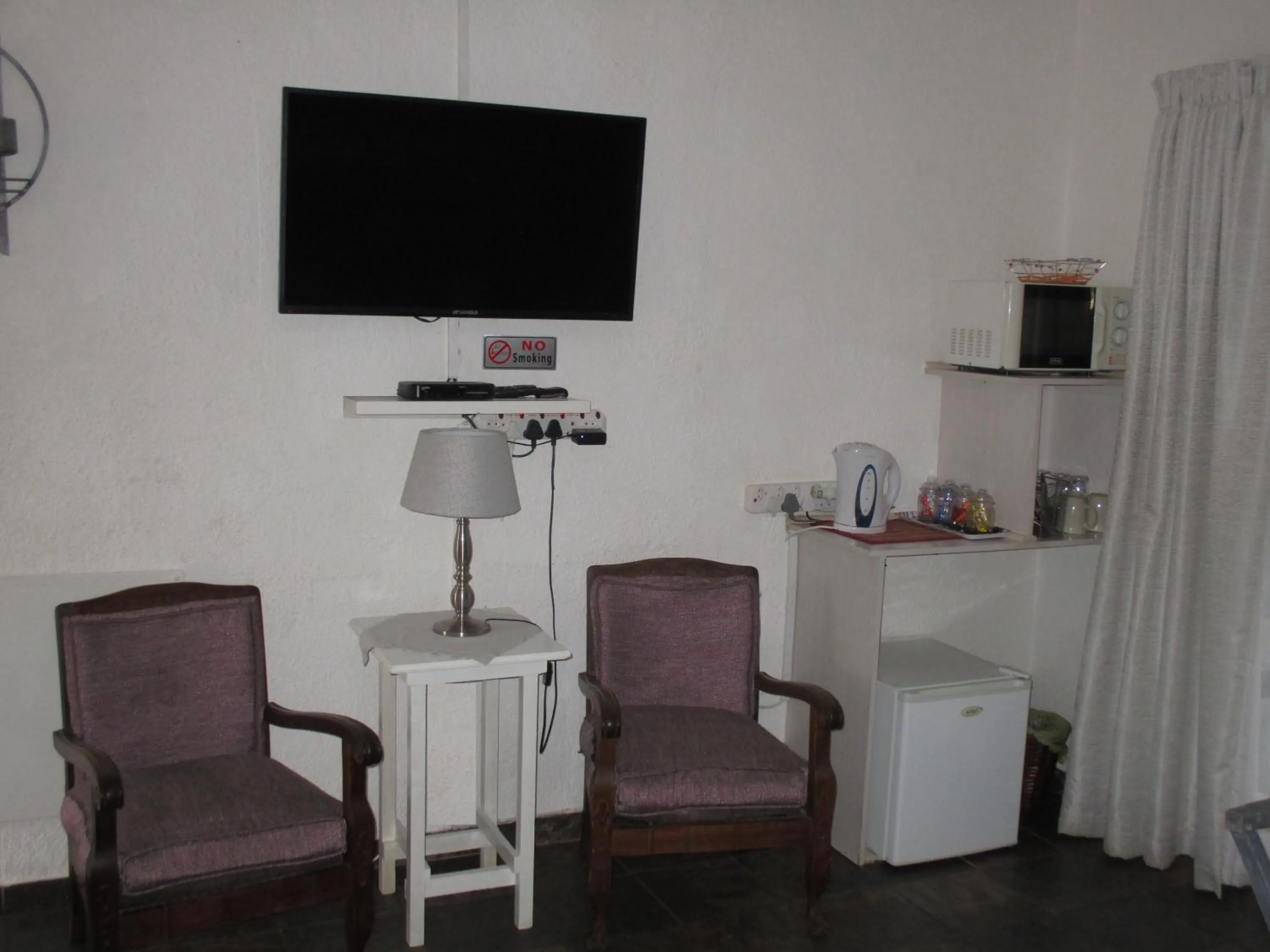 Seating area in Ukarimu Guest House