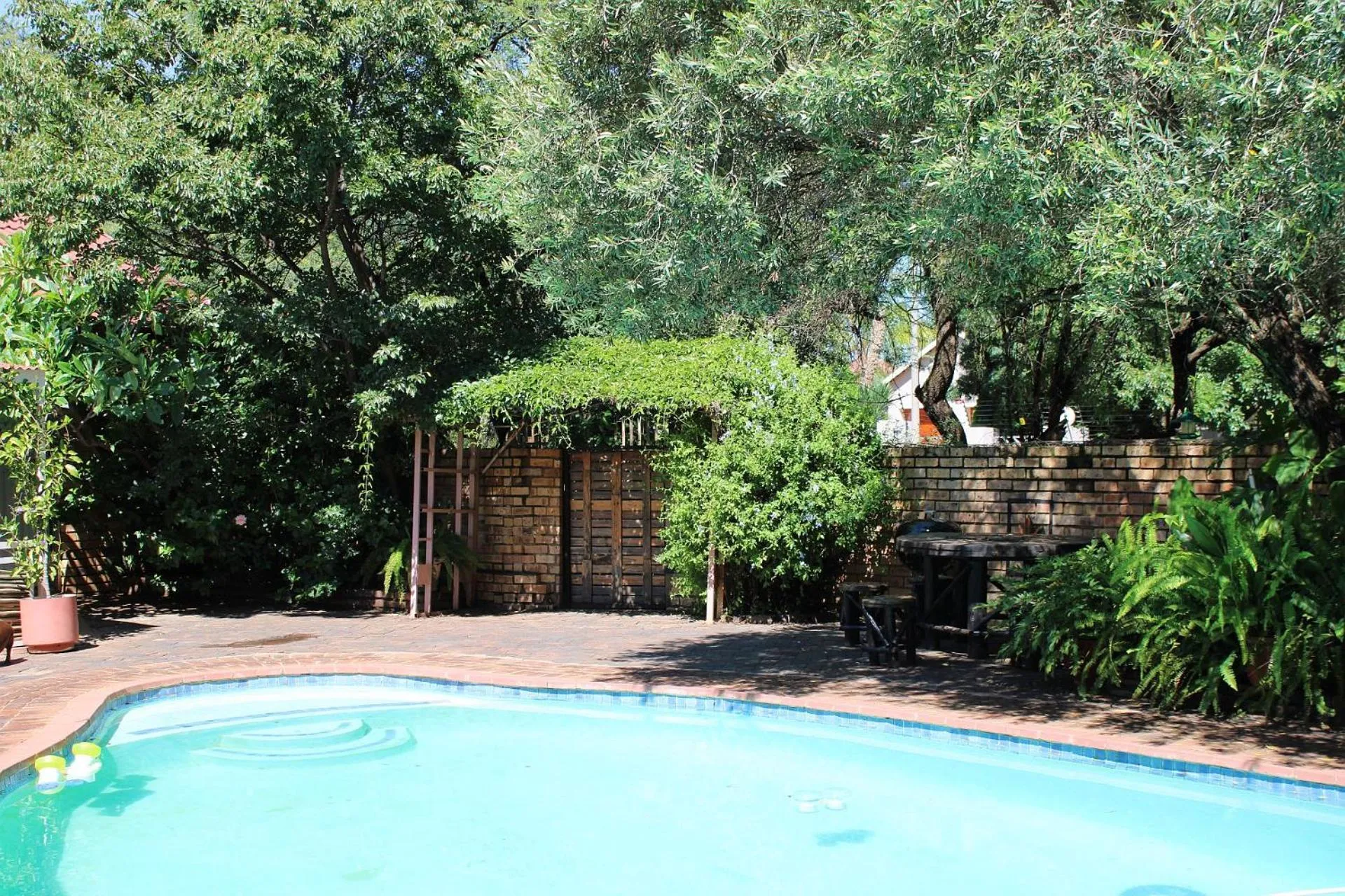 Pool view in Ukarimu Guest House