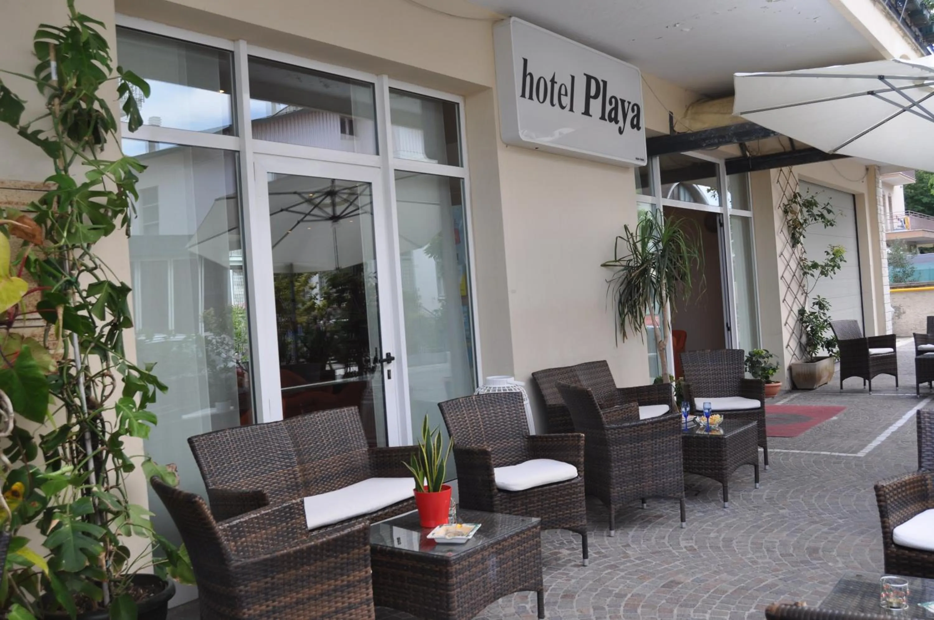 Patio in Hotel Playa