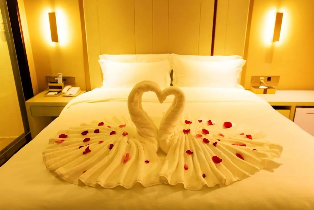 Bed in Lavande Hotel Suzhou Guanqian