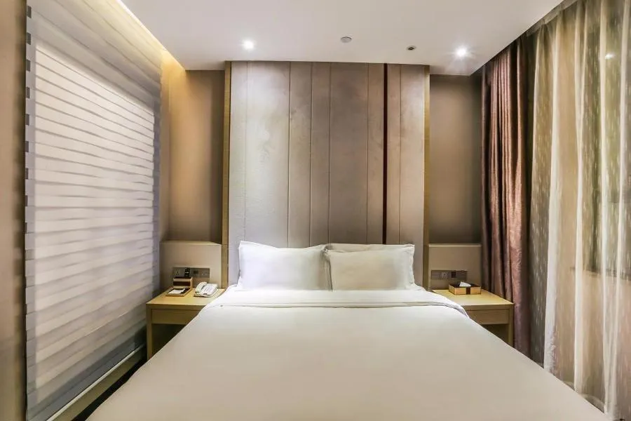 Bed in Lavande Hotel Suzhou Guanqian