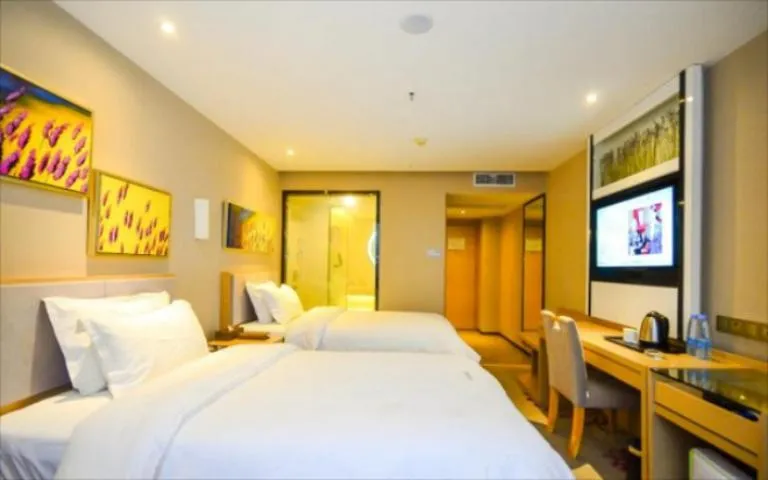 Bed in Lavande Hotel Xuzhou Golden Eagle Shopping Centre