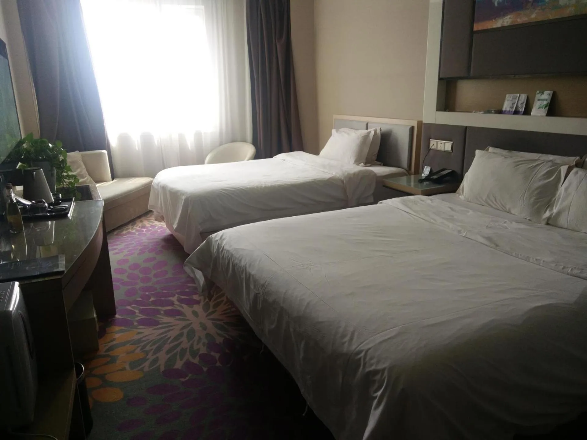 Bed in Lavande Hotel Xuzhou Golden Eagle Shopping Centre