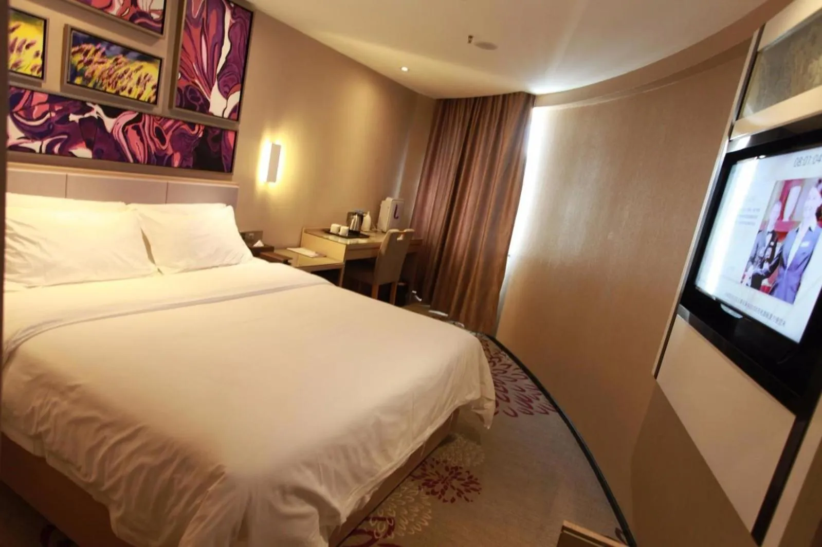 Bed in Lavande Hotel Xuzhou Golden Eagle Shopping Centre