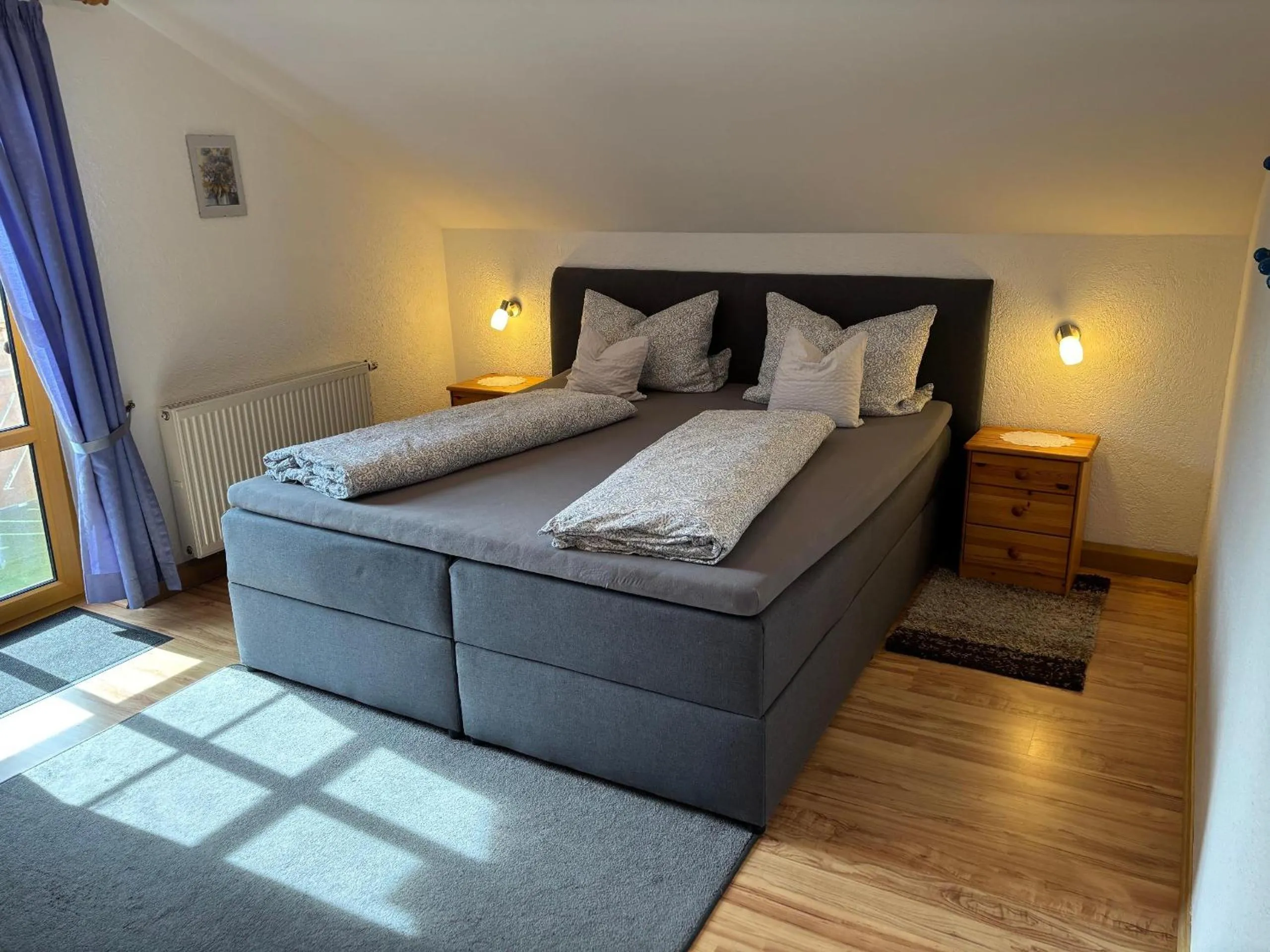 Bedroom, Bed in Ferienwohnungen Schellein
