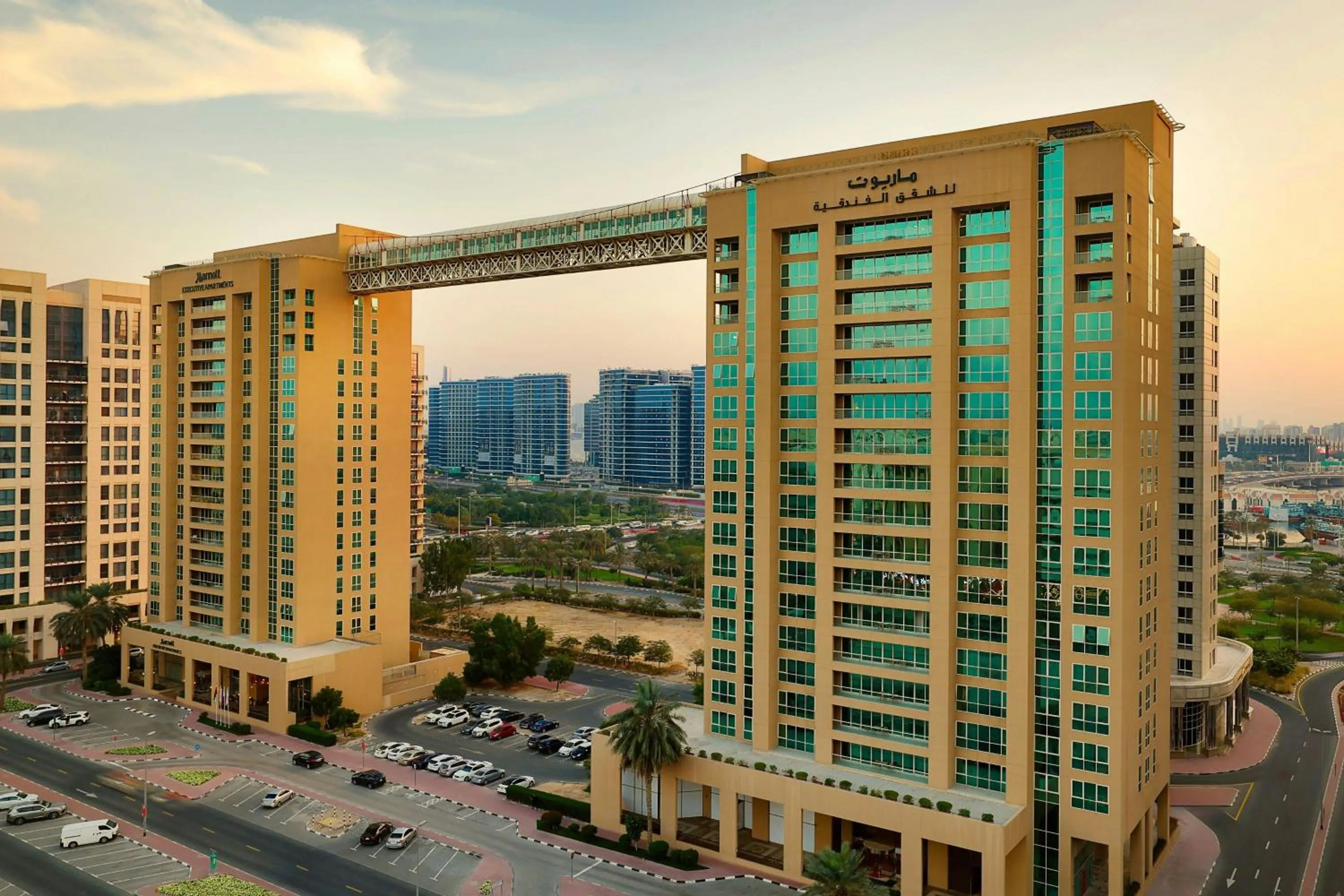 Property building in Marriott Executive Apartments Dubai Creek