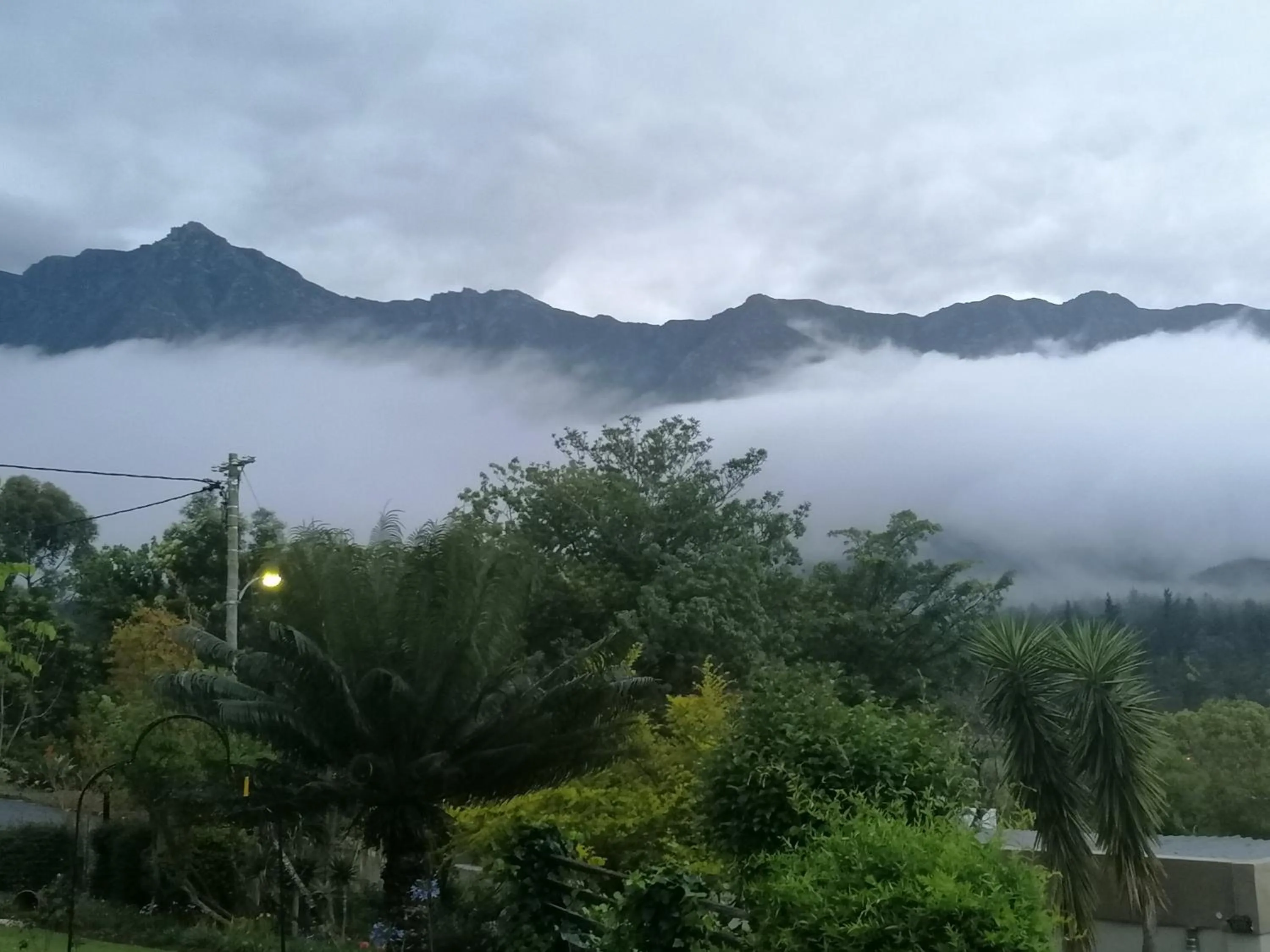 Mountain view in Aanhuizen Guest House